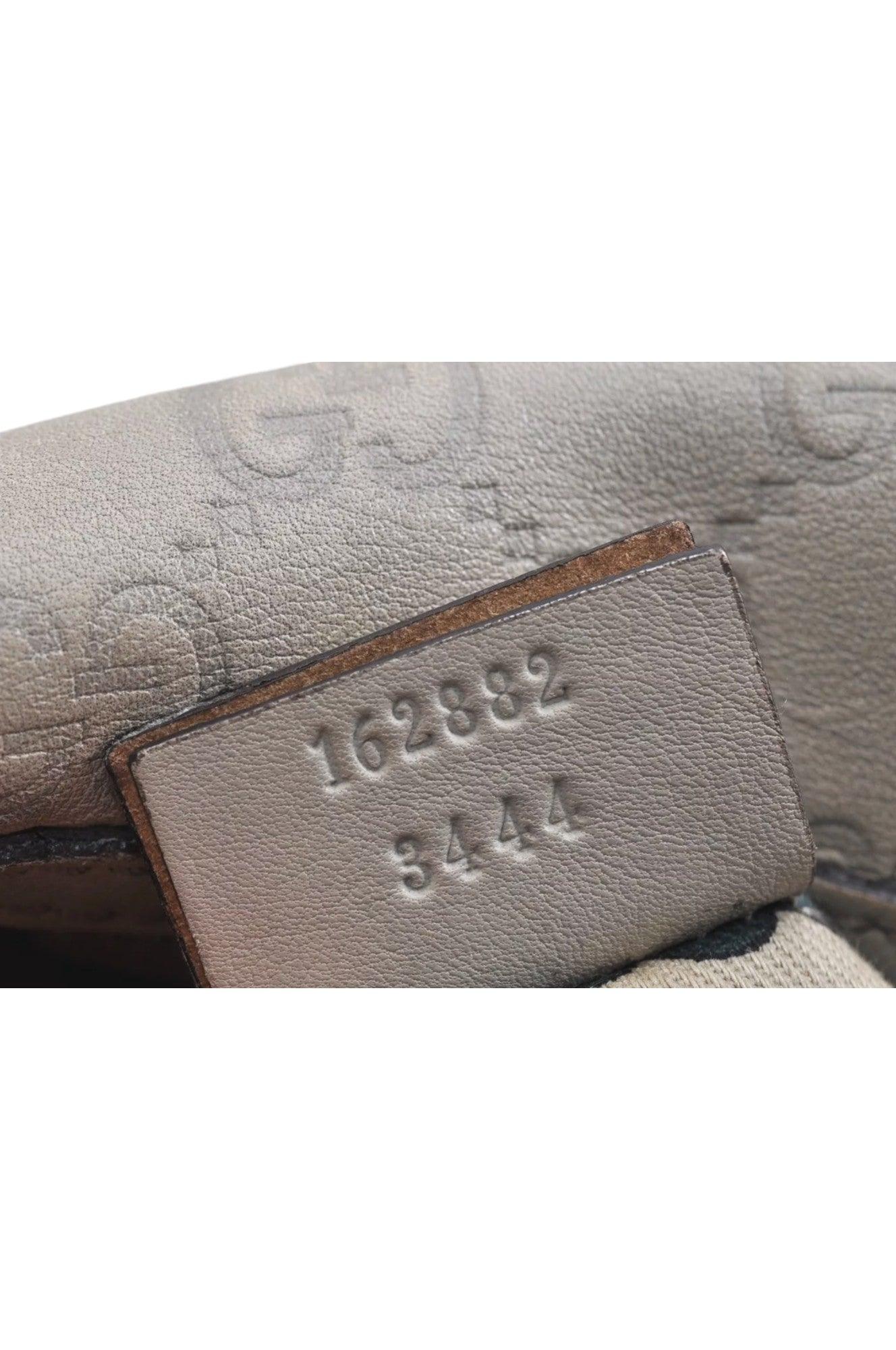 GUCCI Princy Guccissima GG Leather Shoulder Bag 162882 White 7406K - Image 22