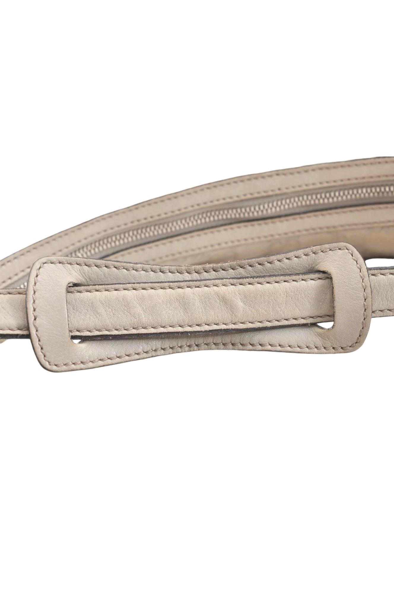 GUCCI Princy Guccissima GG Leather Shoulder Bag 162882 White 7406K - Image 8