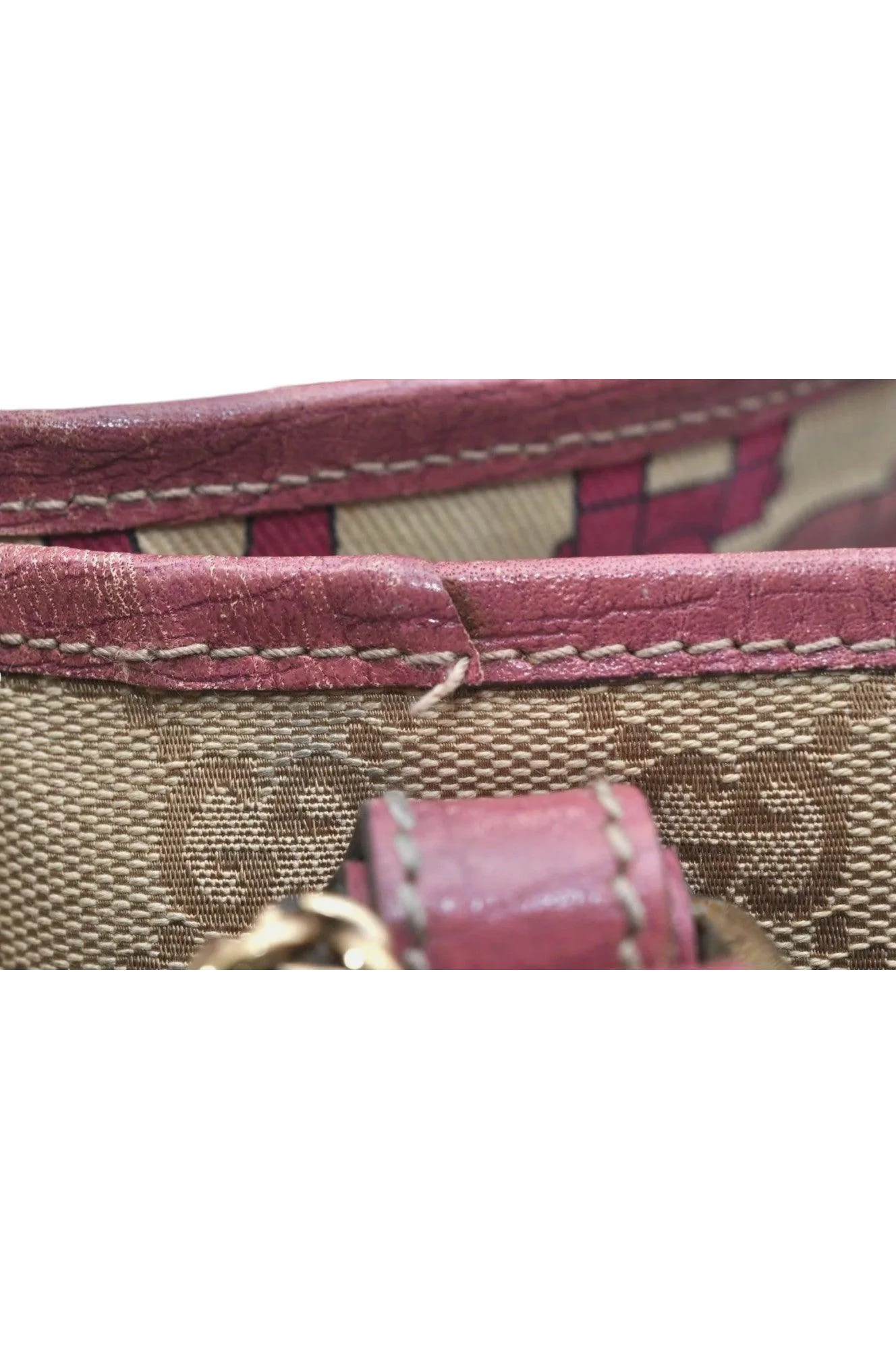 GUCCI Sherry Line Shoulder Tote Bag GG Canvas Leather Beige 7192K - Image 11