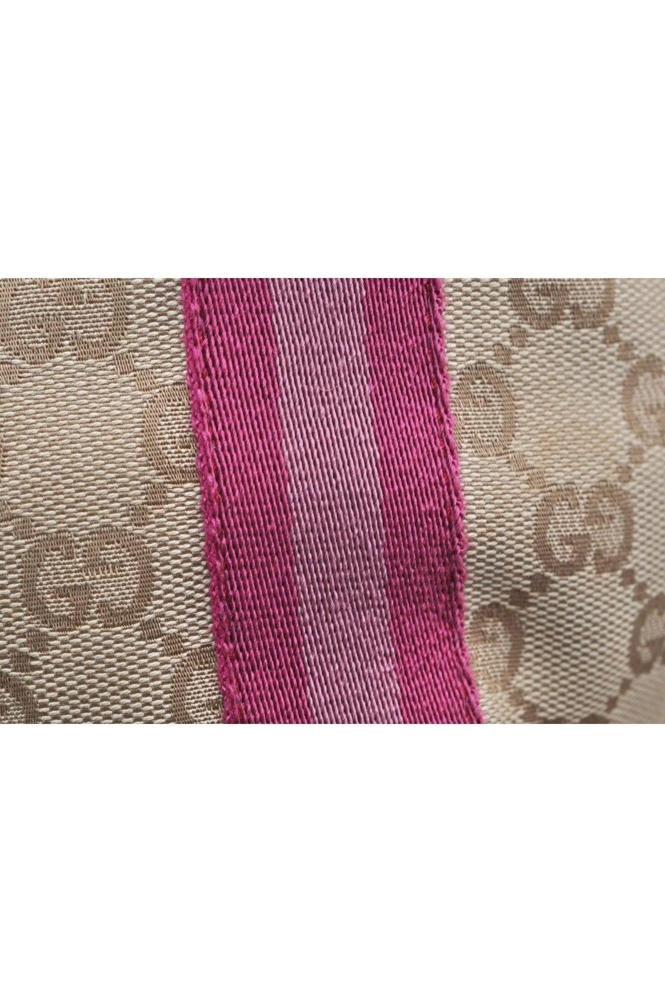 GUCCI Sherry Line Shoulder Tote Bag GG Canvas Leather Beige 7192K - Image 14