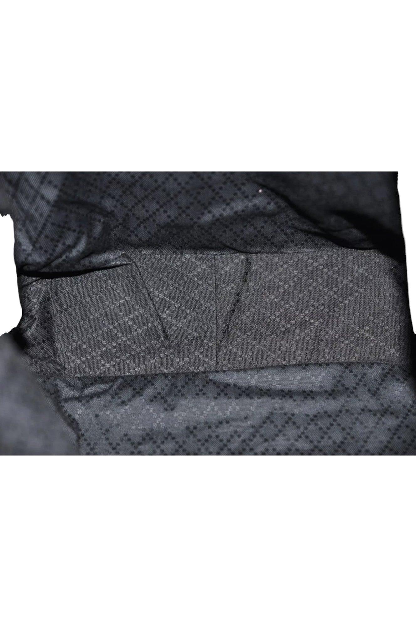 GUCCI Vintage Bamboo Shoulder Tote Bag Nylon Leather Black 7752K - Image 18