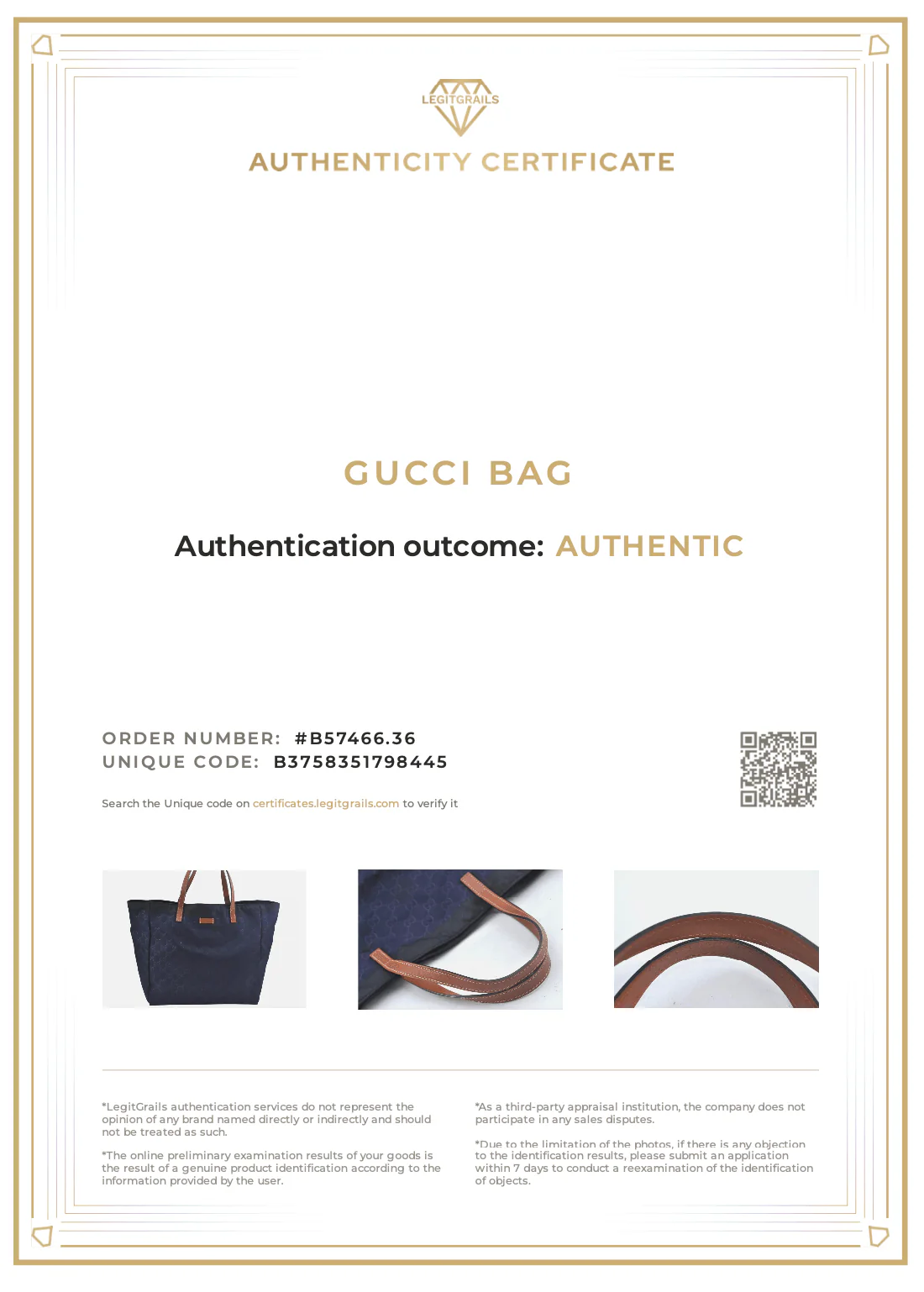 GUCCI Vintage Hand Tote Bag GG Nylon Leather Navy Blue L0937 - Image 23