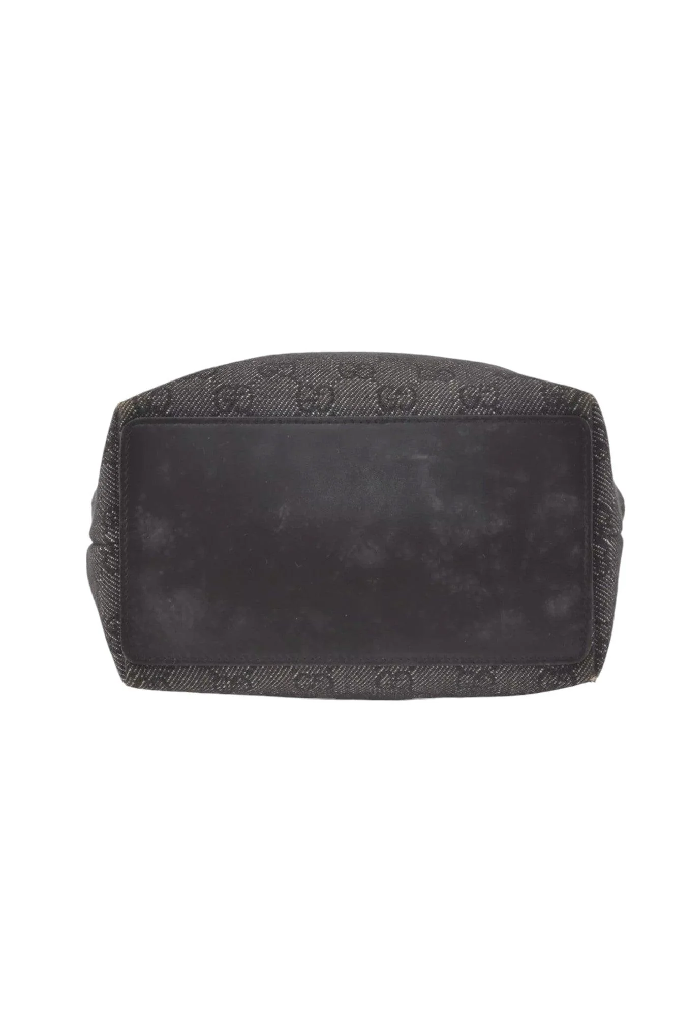 GUCCI Vintage Shoulder Tote Bag GG Canvas Leather 31244 Black 7900K - Image 9