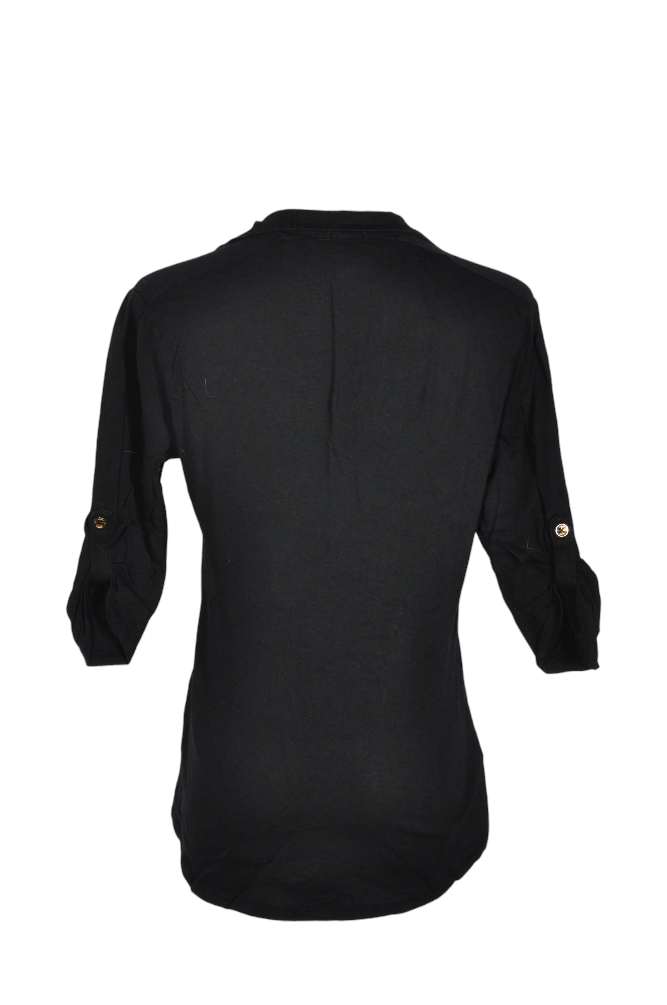 GUESS Women Button Down Tops Regular fit in Black - M - Image 2
