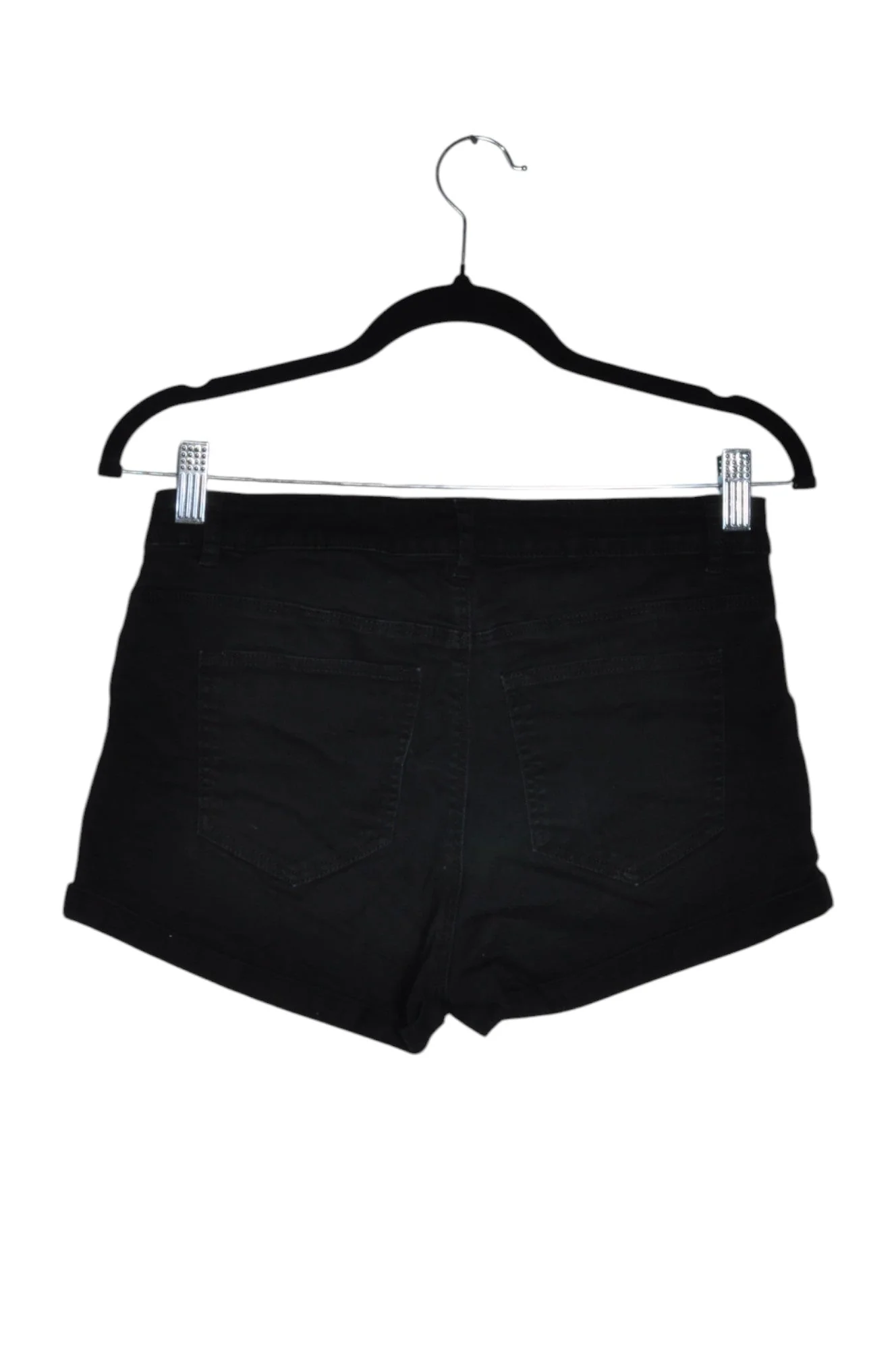 H&M Women Denim Shorts Regular fit in Black - 6 - Image 2