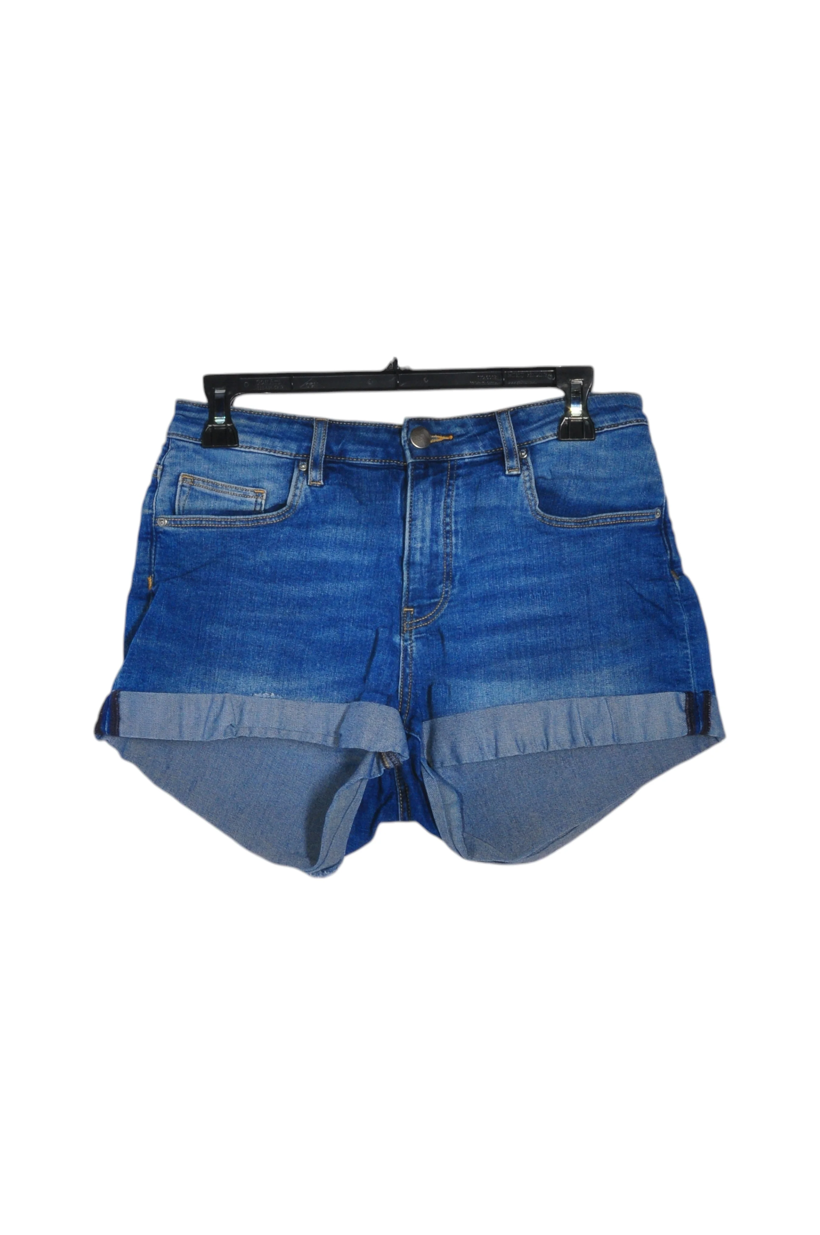 H&M Women Denim Shorts Regular fit in Blue - 8