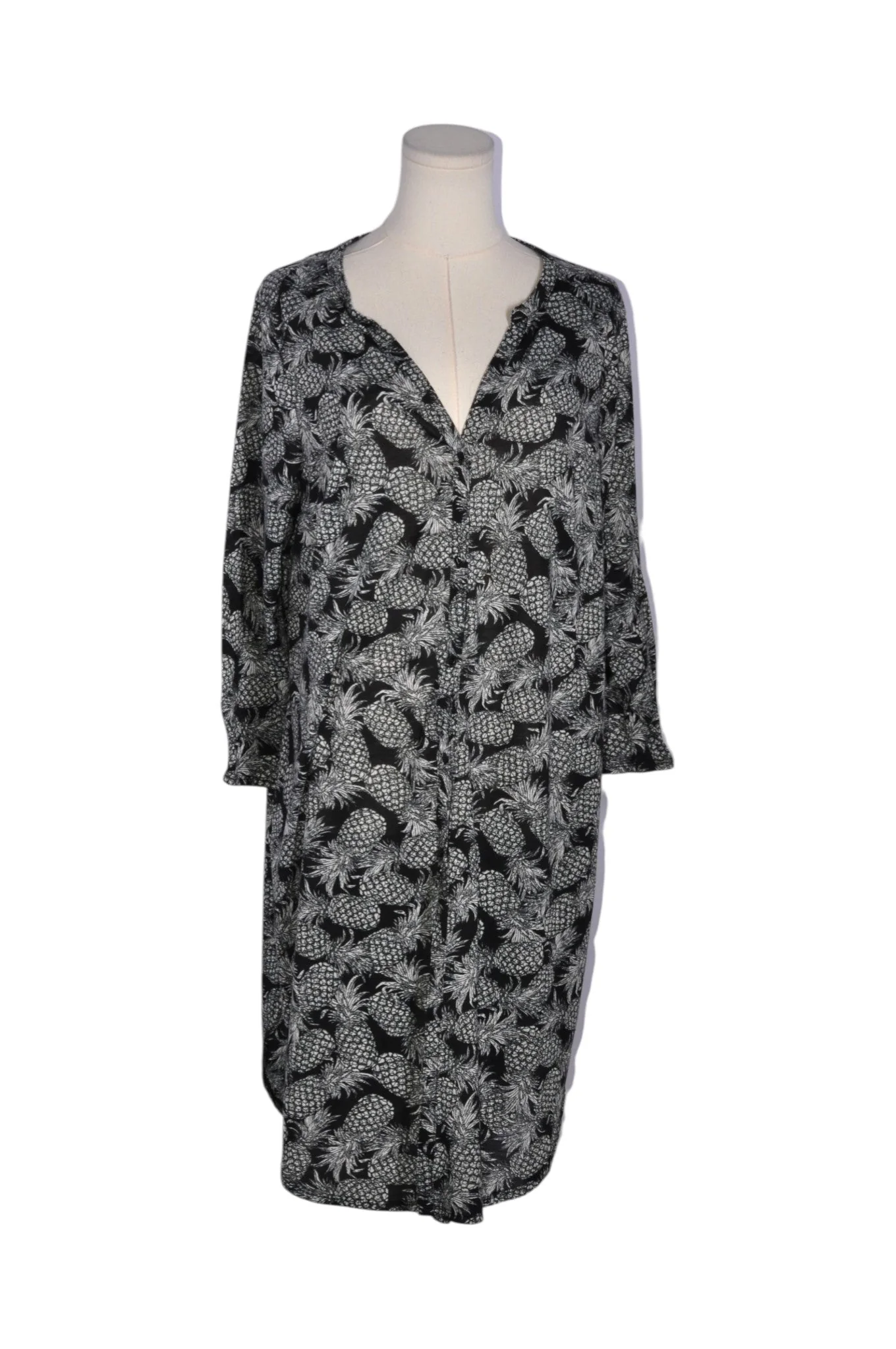 H&M Women Drop Waist Dresses Regular fit in Gray - L