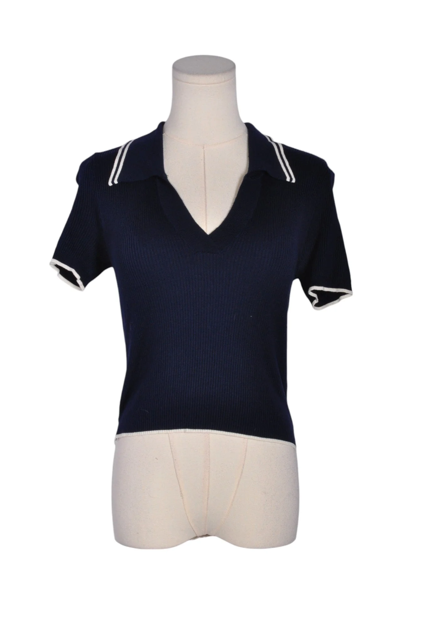 H&M Women Polos Regular fit in Blue - M