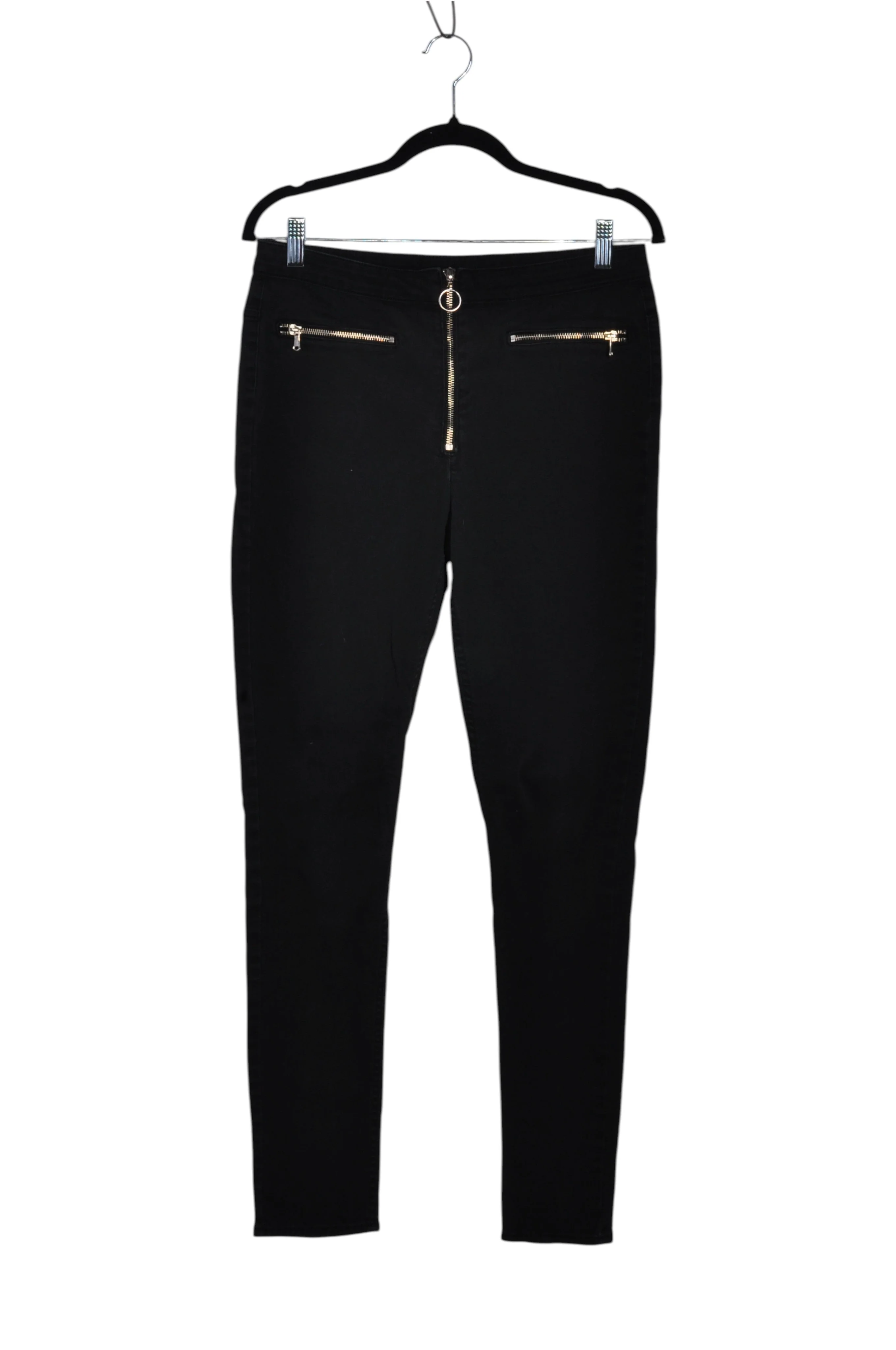 H&M Women Work Pants Regular fit in Black - 12