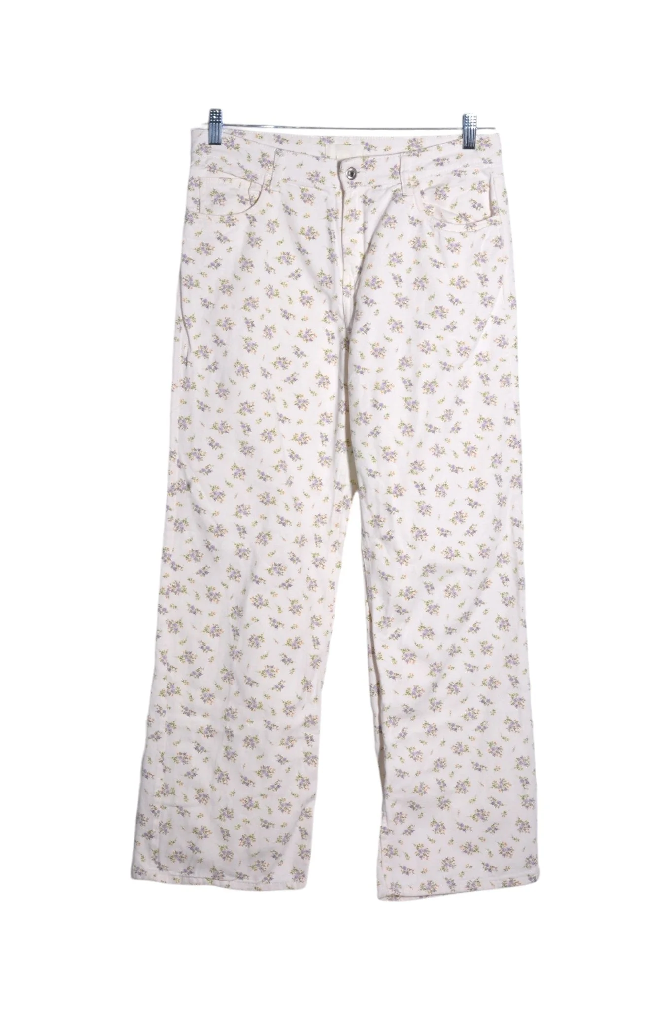 H&M Women Work Pants Regular fit in White - 10