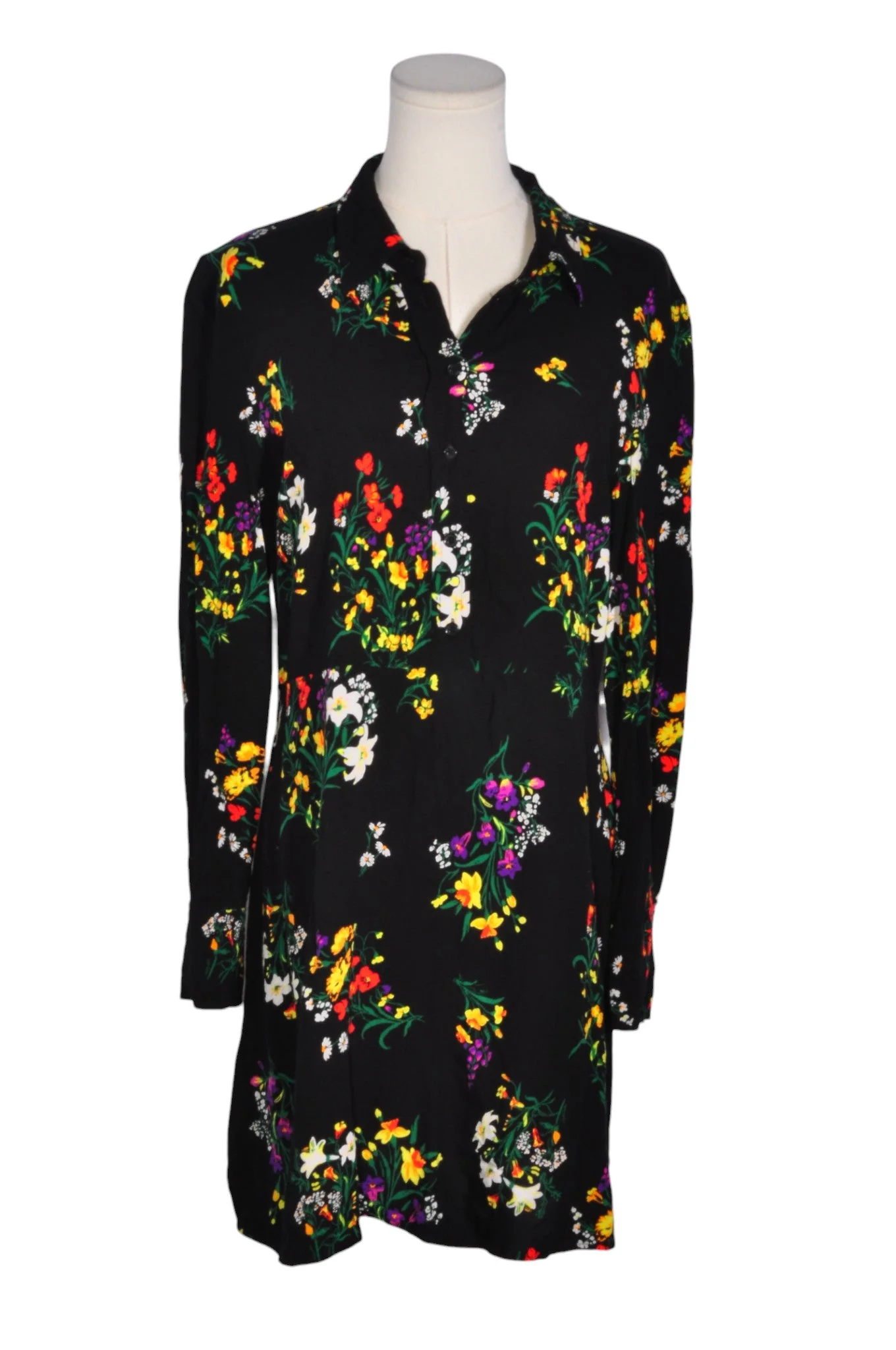 HIGHLINE Women Shirt Dresses Regular fit in Black - L