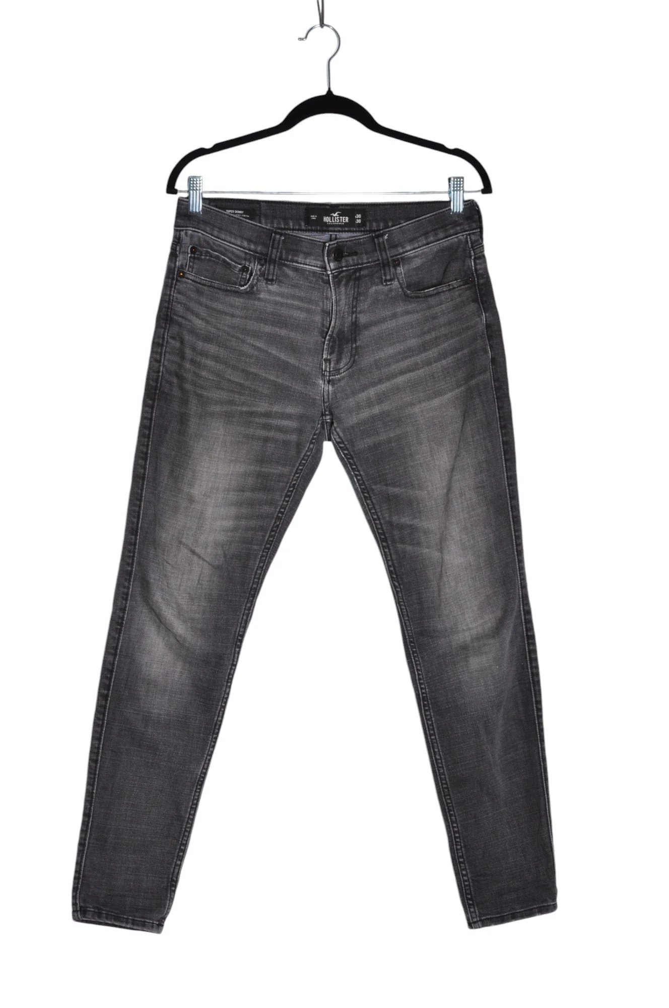 HOLLISTER Women Skinny Jeans Regular fit in Black - 30x30