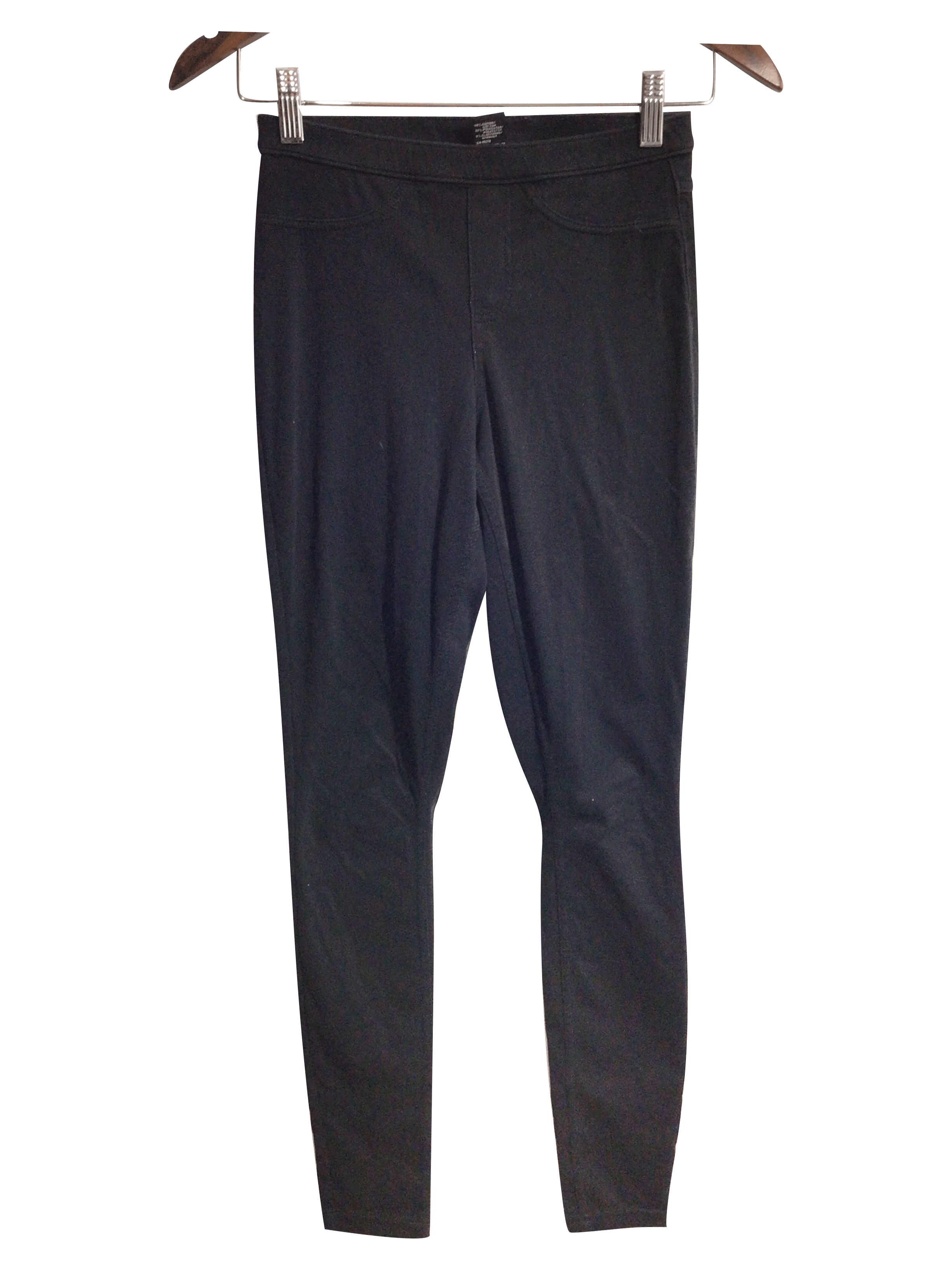 HUE Women Work Pants Regular fit in Black - XS