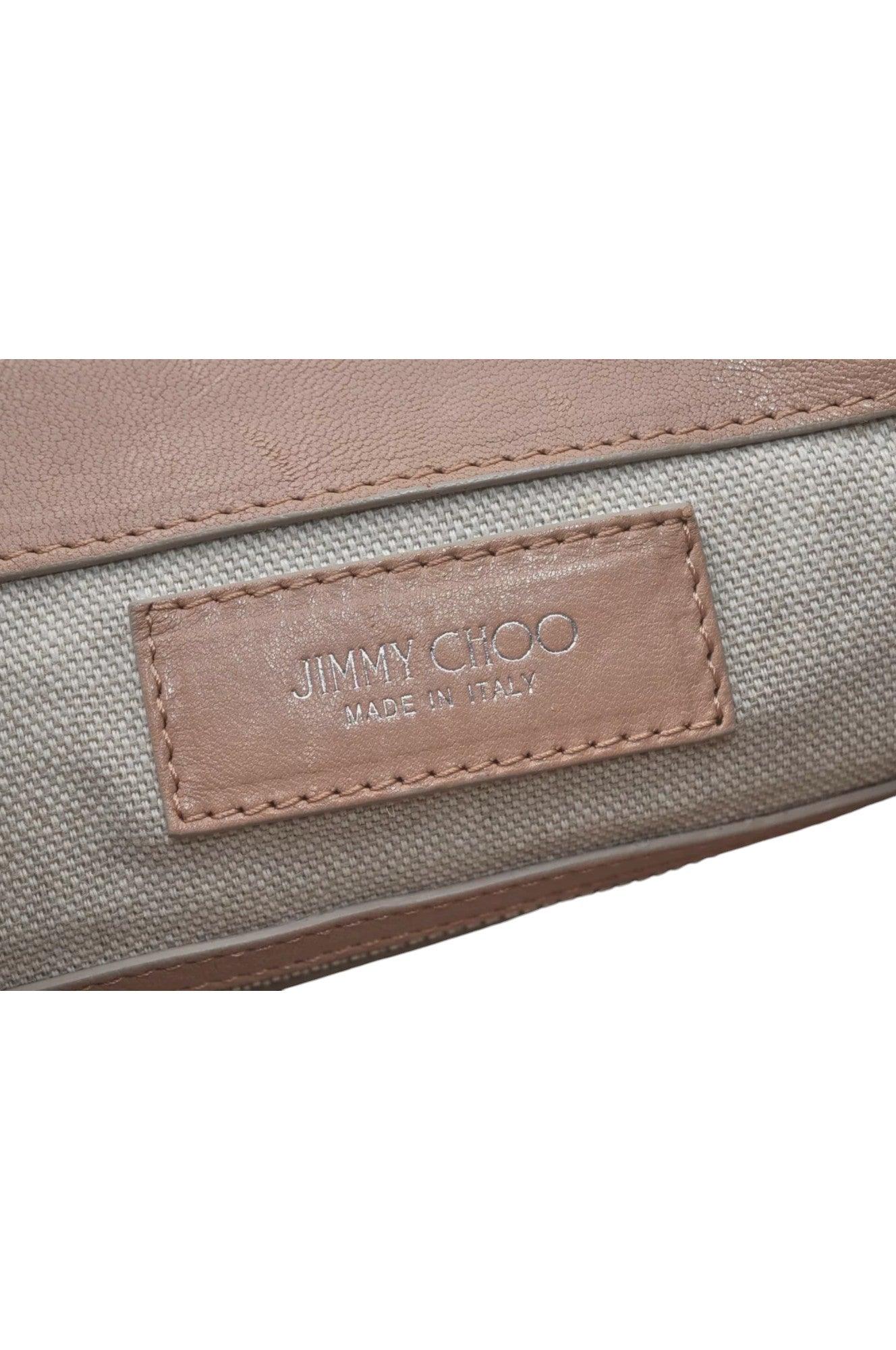 JIMMY CHOO Vintage Stella Star Studs Leather Backpack Pink Beige 7492K - Image 16