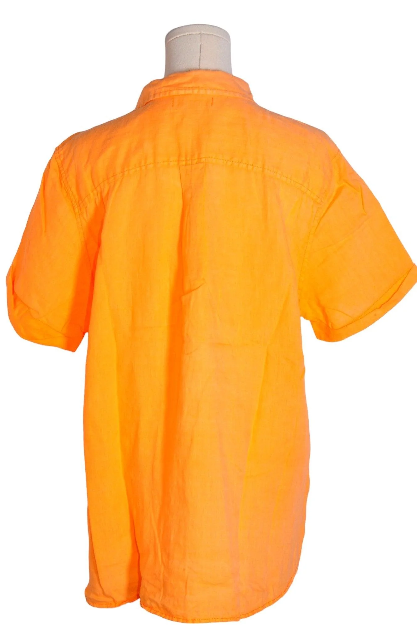 JOE FRESH Men Button Down Tops Regular fit in Orange - XL - Image 2