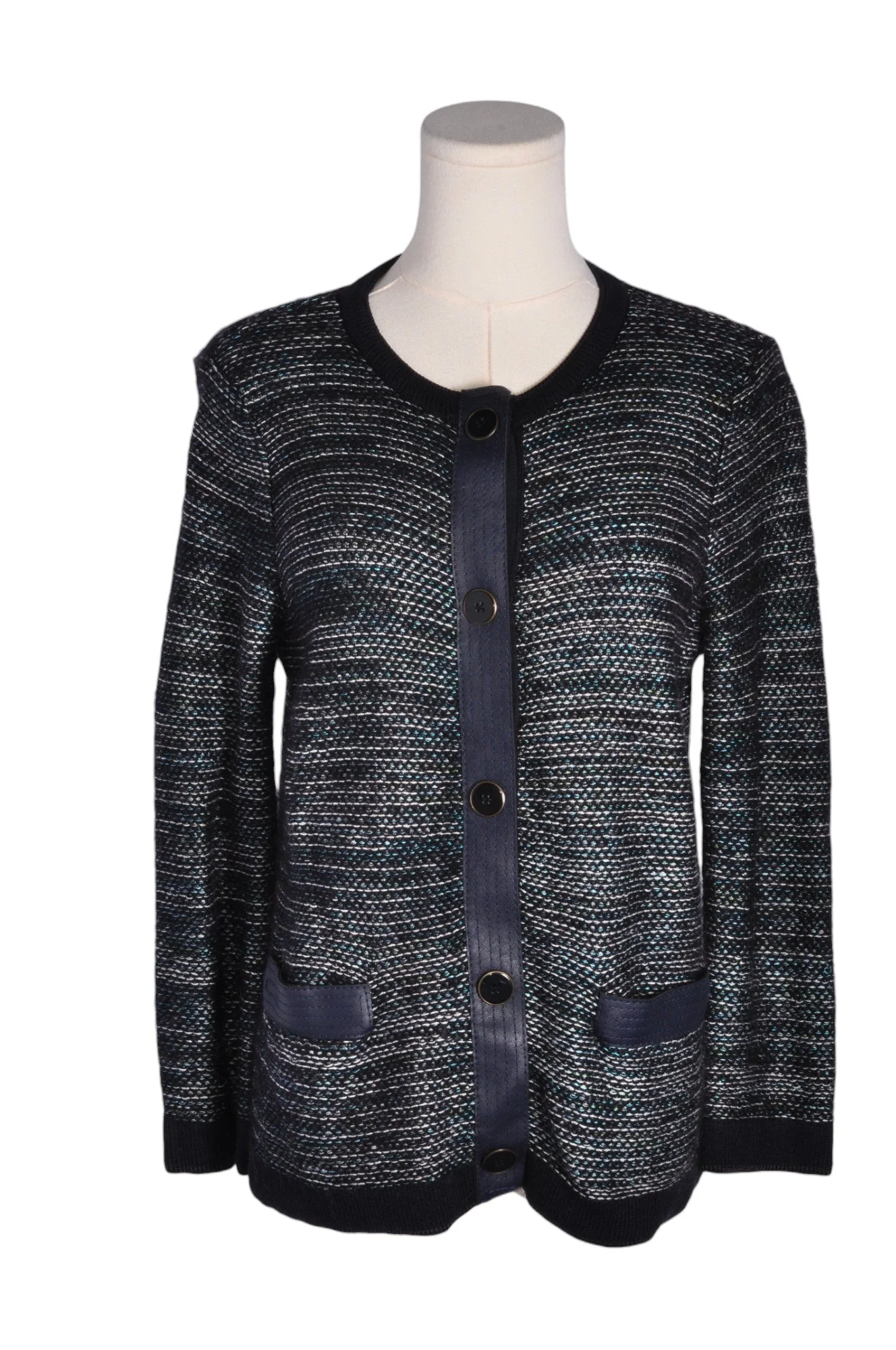 JONES NEW YORK Women Cardigans Regular fit in Blue - M