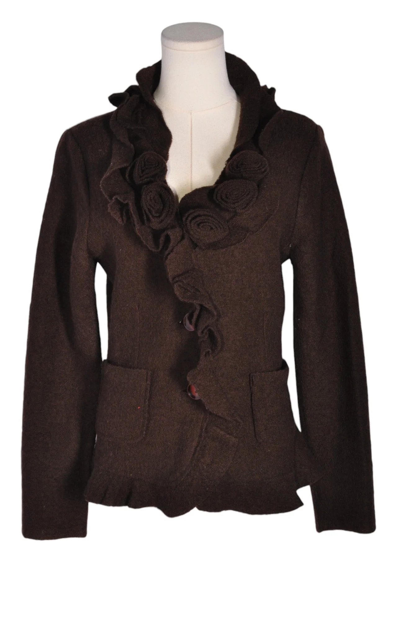 KENAR Women Cardigans Regular fit in Brown - S
