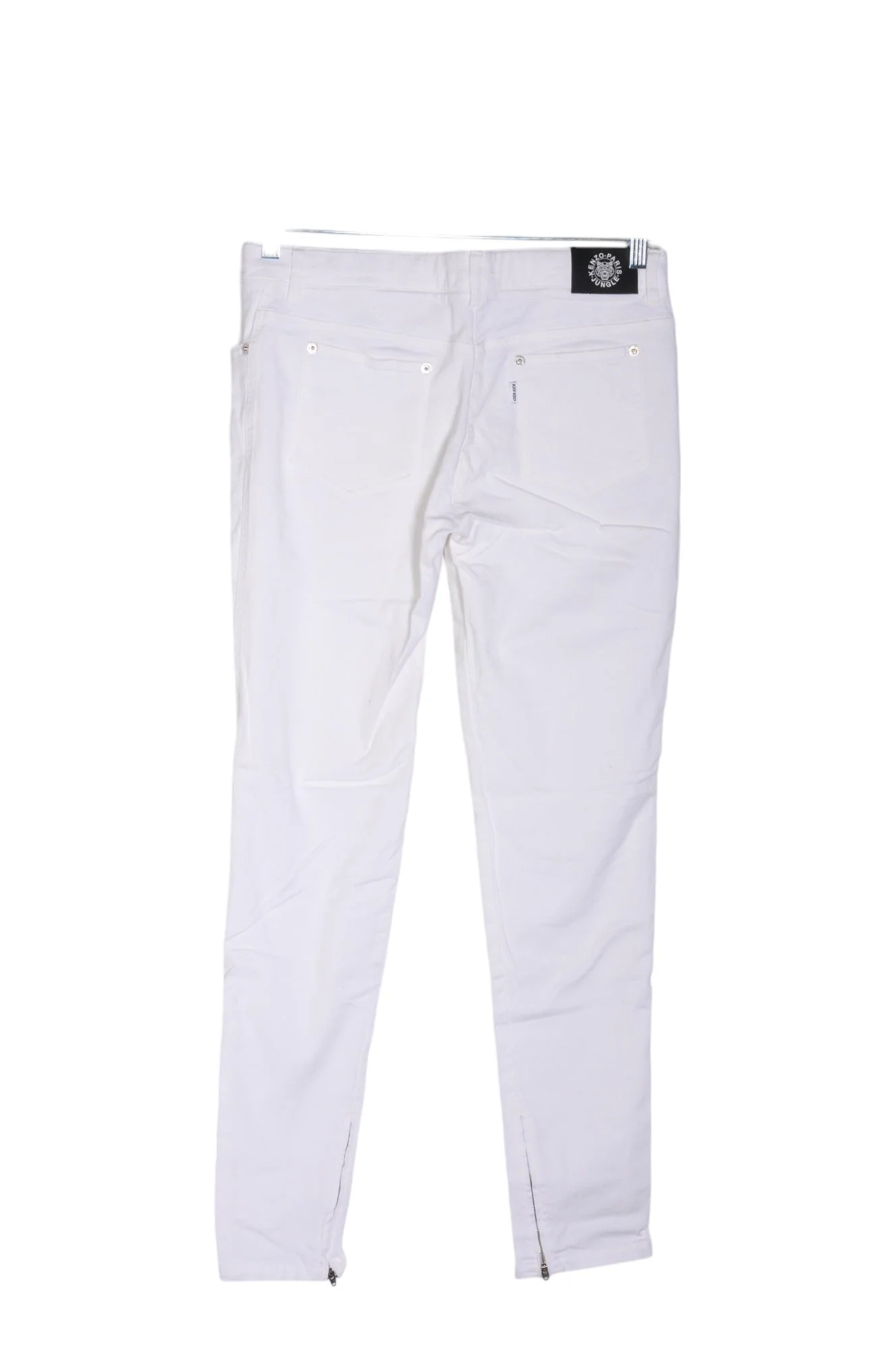 KENZO Women Straight-Legged Jeans Regular fit in White - 42 - Image 2