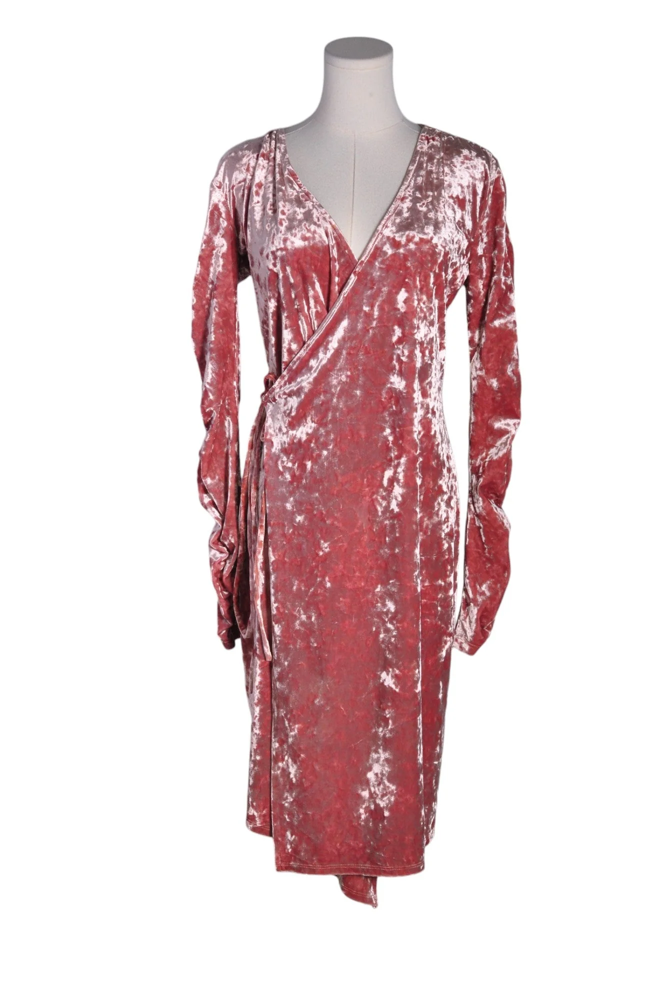 LEITH Women Wrap Dresses Regular fit in Brown - M