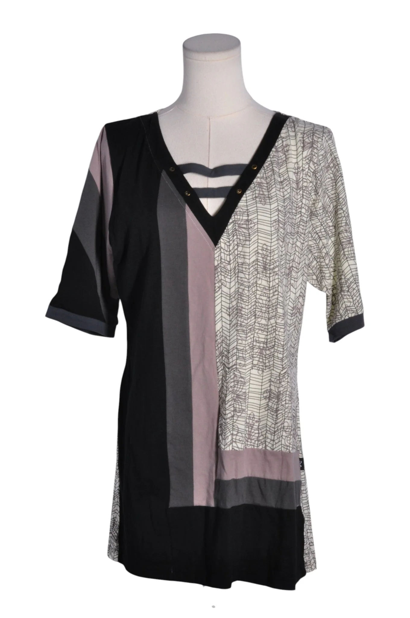 LEOPARDS & ROSES Women Tunics Regular fit in Gray - XL