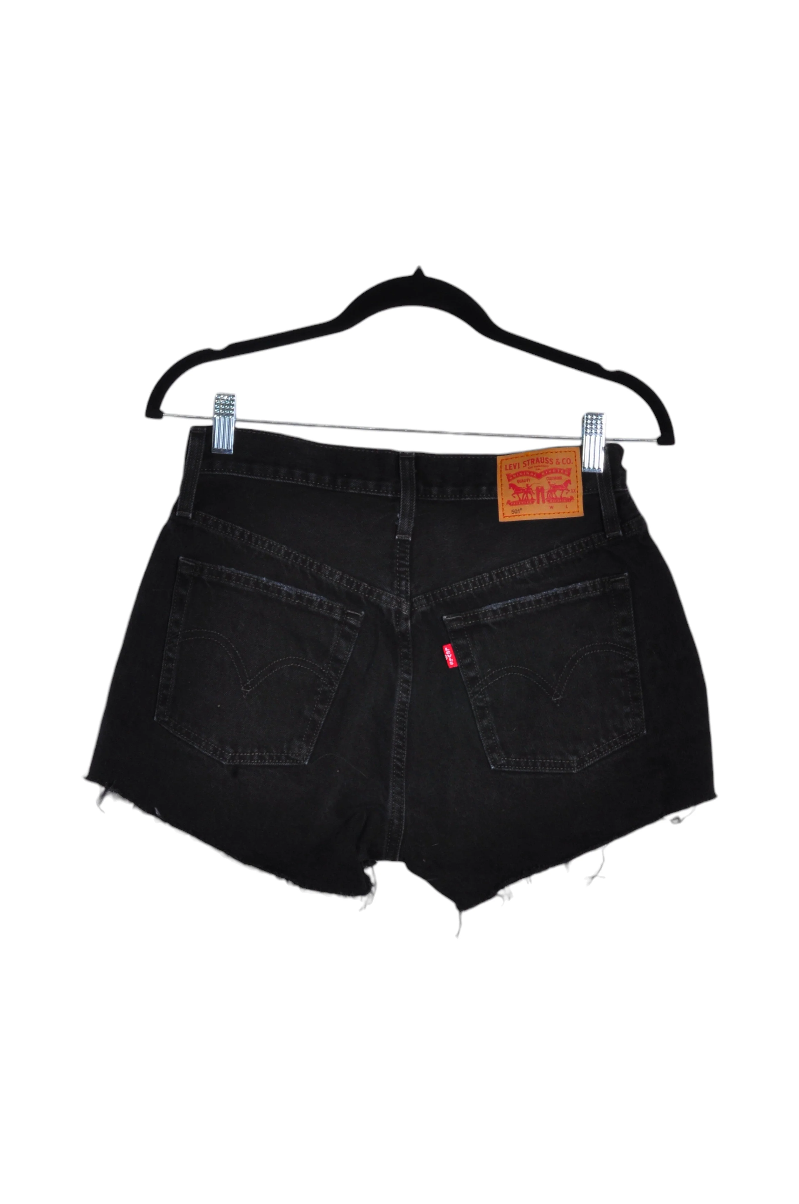 LEVI'S Women Denim Shorts Regular fit in Black - L - Image 2