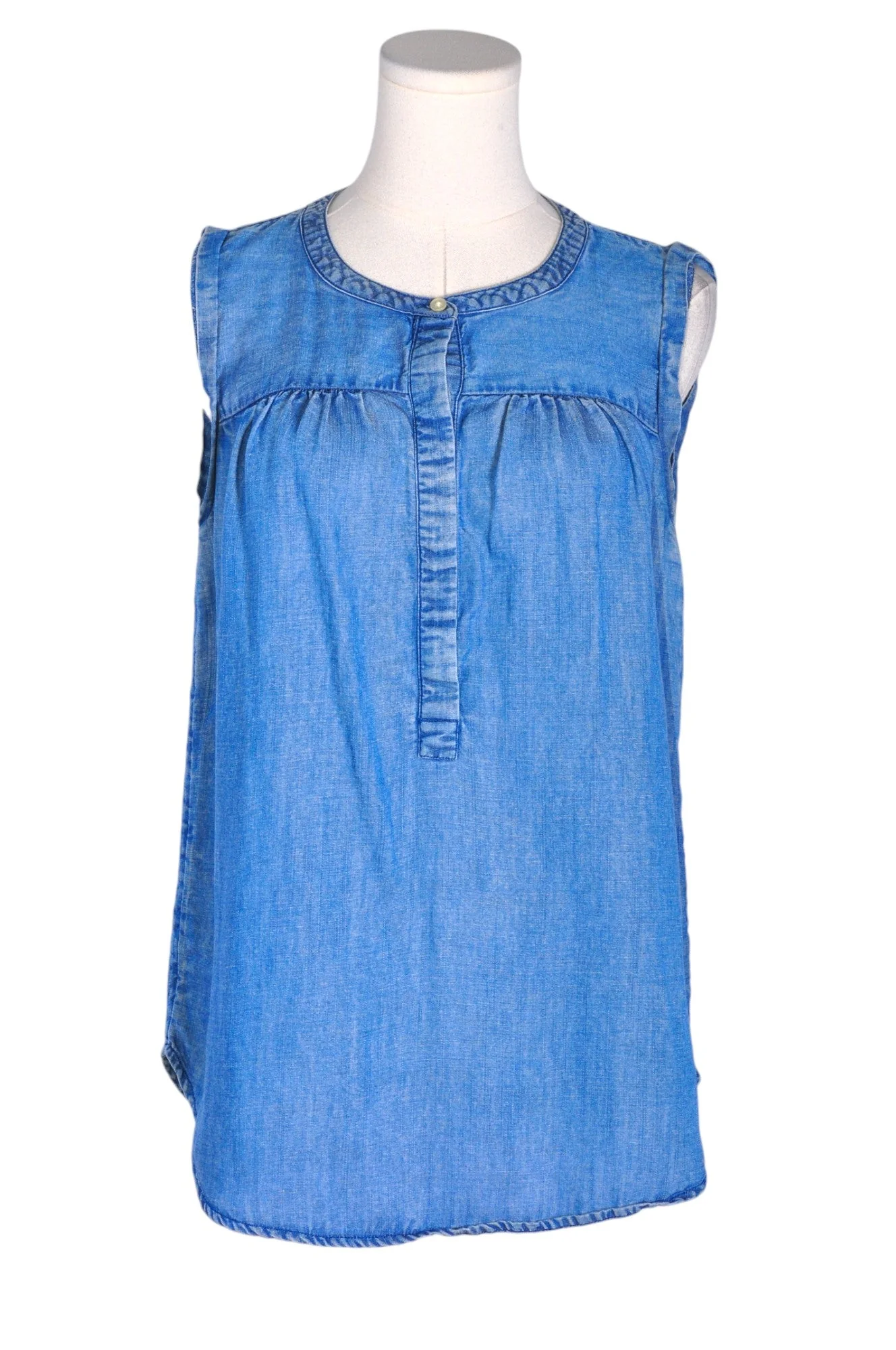LOFT Women Denim Tops Regular fit in Blue - S