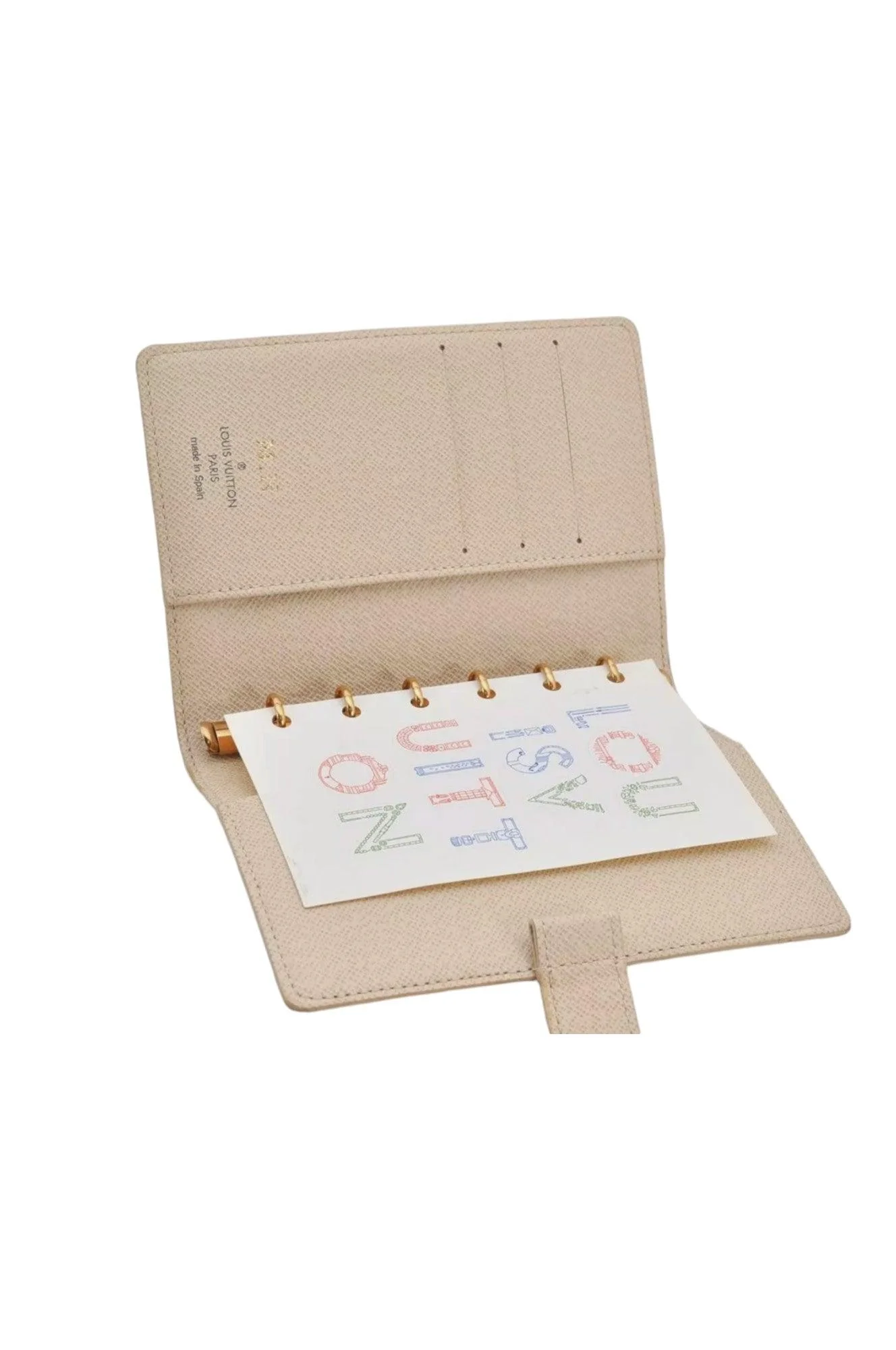 Louis Vuitton Damier Azur Agenda PM Notebook Cover R20706 LV 8166K - Image 11