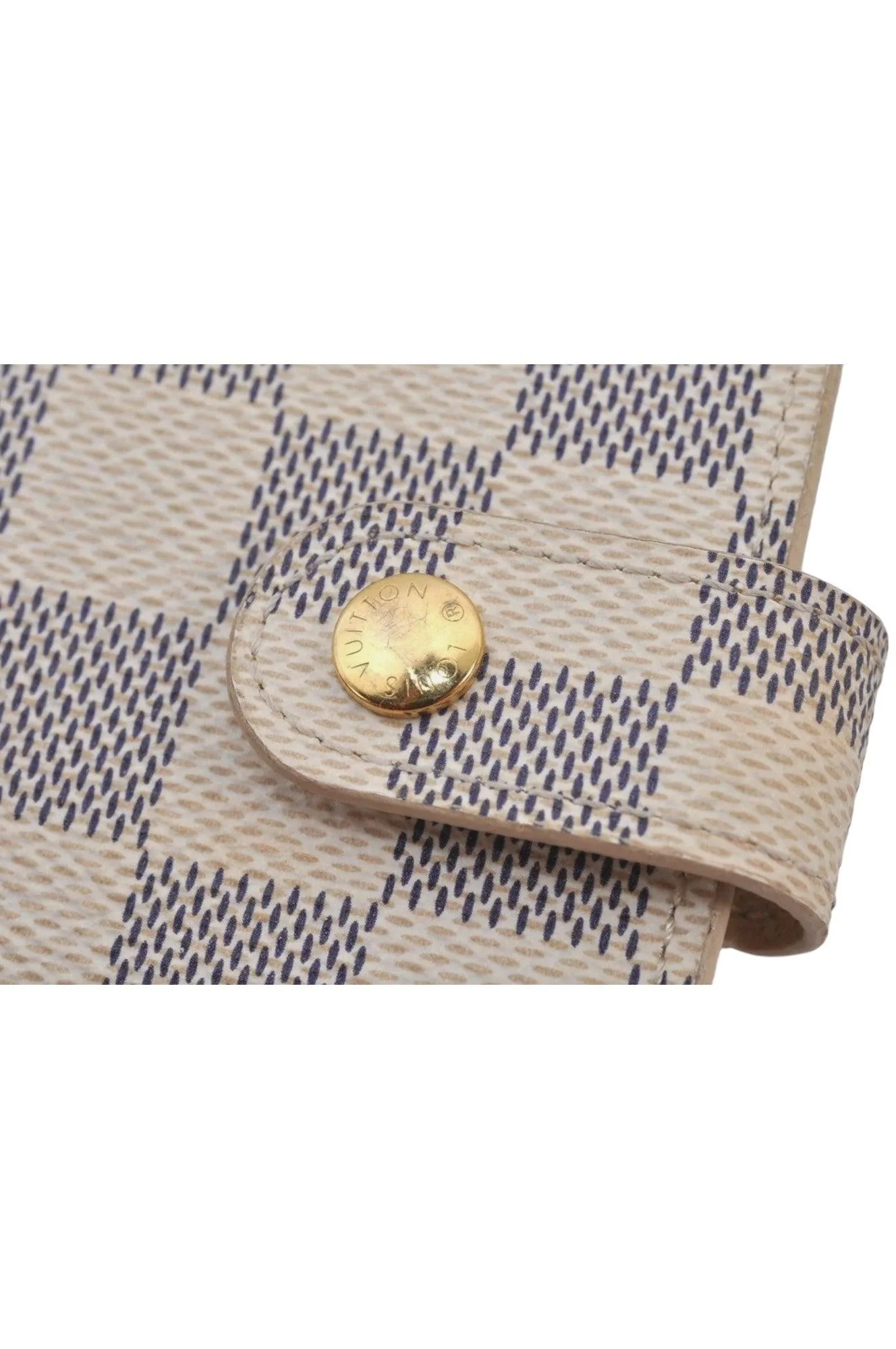 Louis Vuitton Damier Azur Agenda PM Notebook Cover R20706 LV 8166K - Image 9