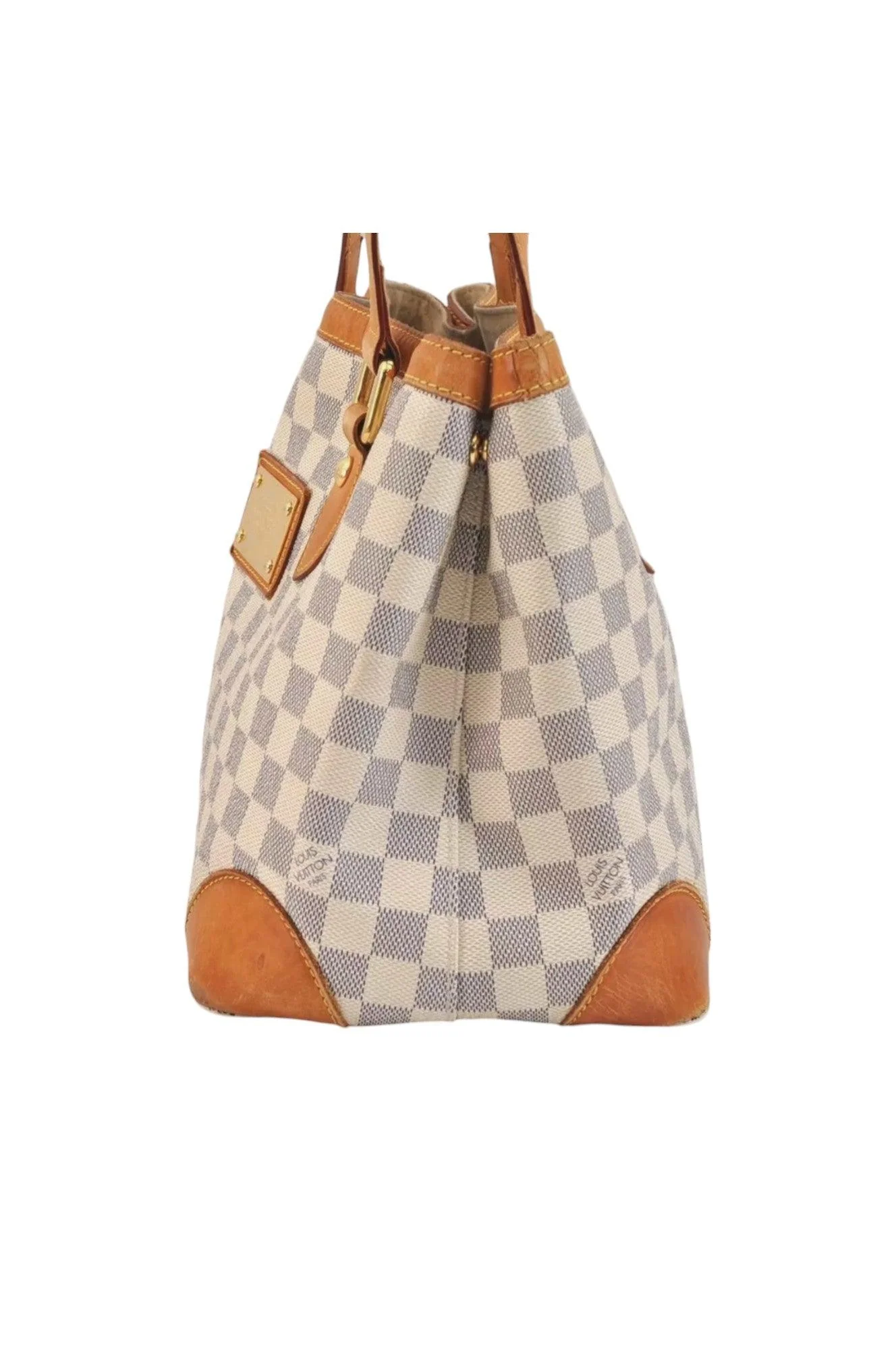 Louis Vuitton Damier Azur Hampstead PM N51207 Shoulder Tote Bag 8127K - Image 5