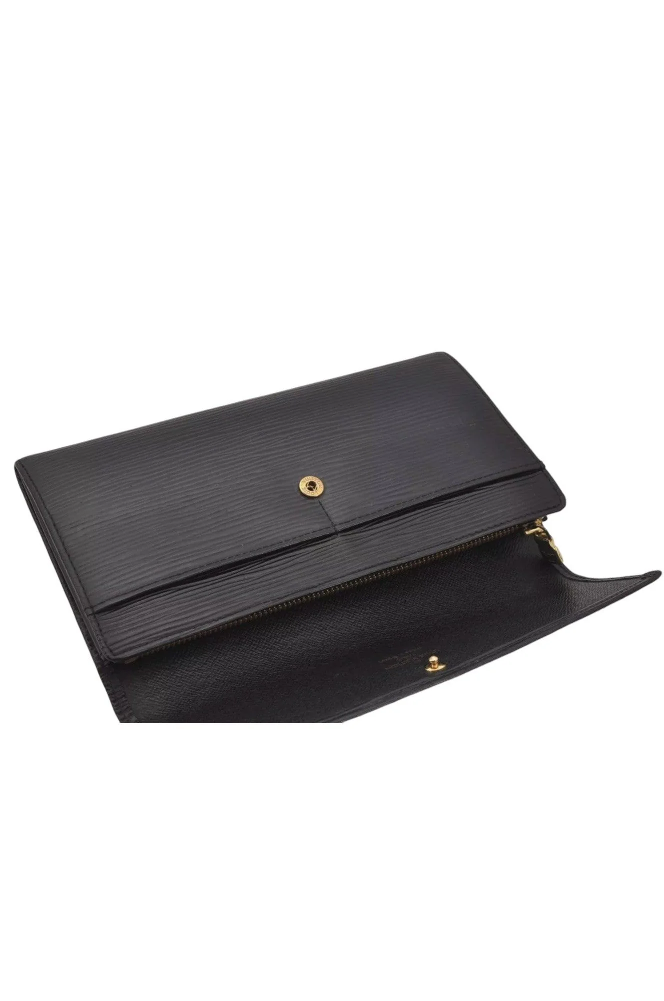 Louis Vuitton Epi Pochette Porte Monnaie Credit Wallet M63572 Black 8020K - Image 11