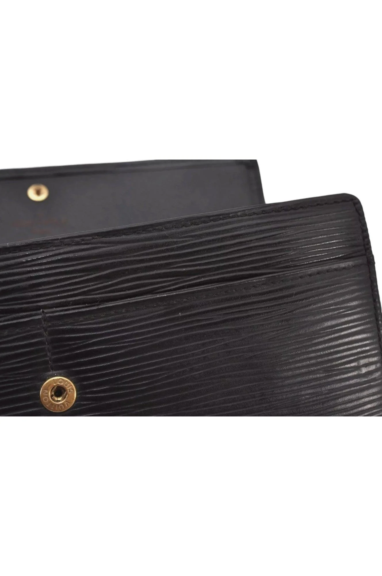 Louis Vuitton Epi Pochette Porte Monnaie Credit Wallet M63572 Black 8020K - Image 21