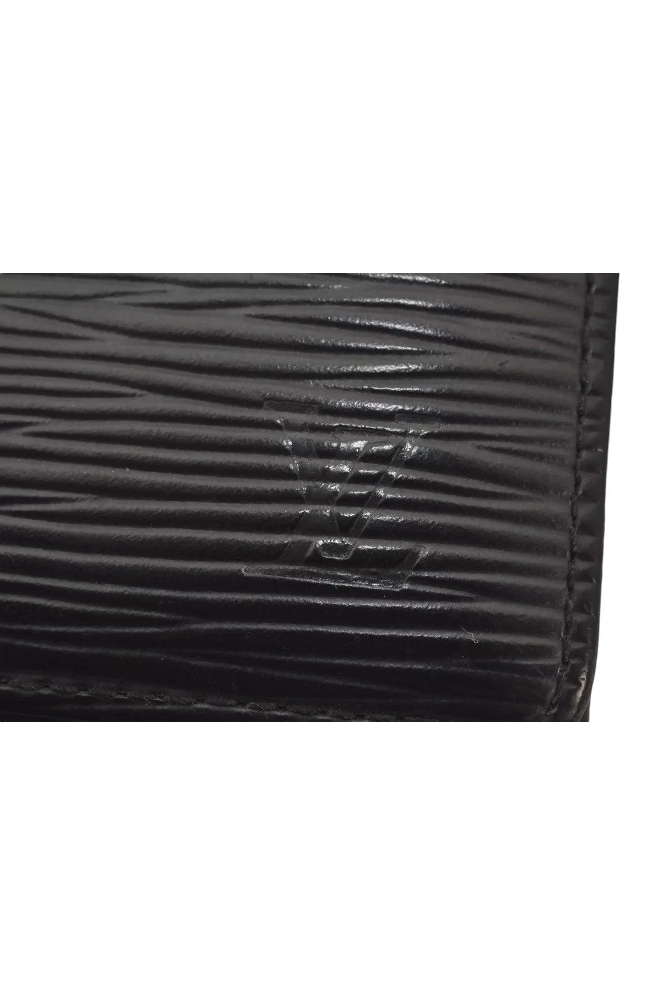 Louis Vuitton Epi Pochette Porte Monnaie Credit Wallet M63572 Black 8020K - Image 9