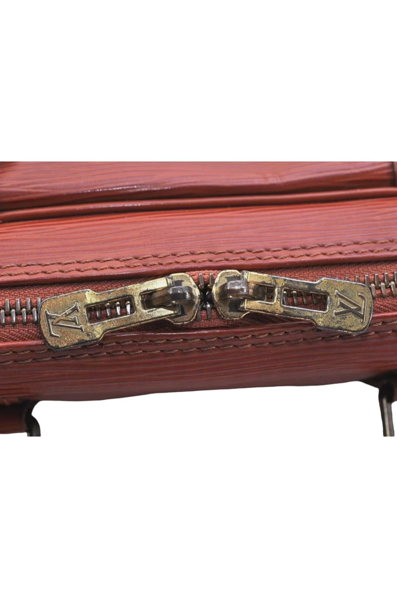 Louis Vuitton Epi Porte Documents Voyage Briefcase M54473 Brown 6978K - Image 12