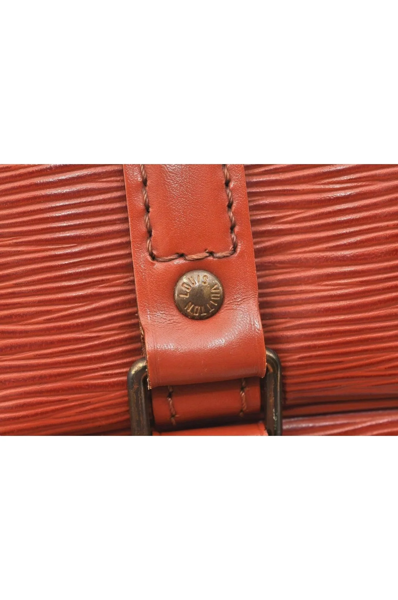 Louis Vuitton Epi Porte Documents Voyage Briefcase M54473 Brown 6978K - Image 13