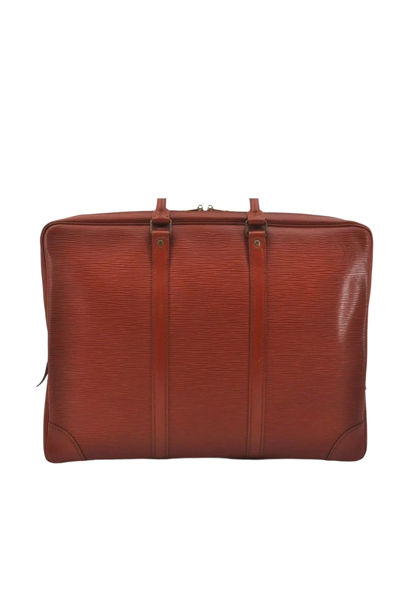 Louis Vuitton Epi Porte Documents Voyage Briefcase M54473 Brown 6978K - Image 3