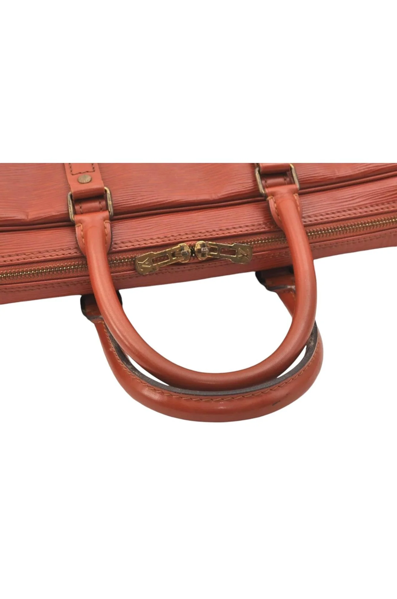 Louis Vuitton Epi Porte Documents Voyage Briefcase M54473 Brown 6978K - Image 7