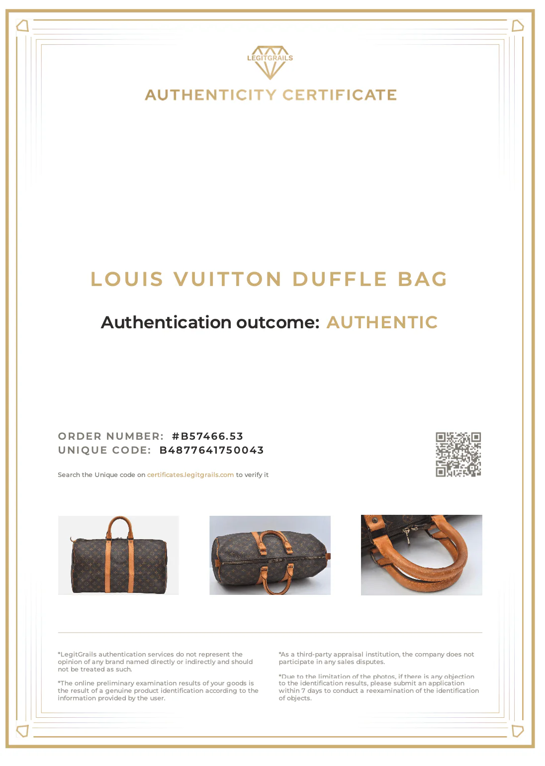 Louis Vuitton Monogram Keepall 45 Travel Boston Bag M41428 LV L0773 - Image 18