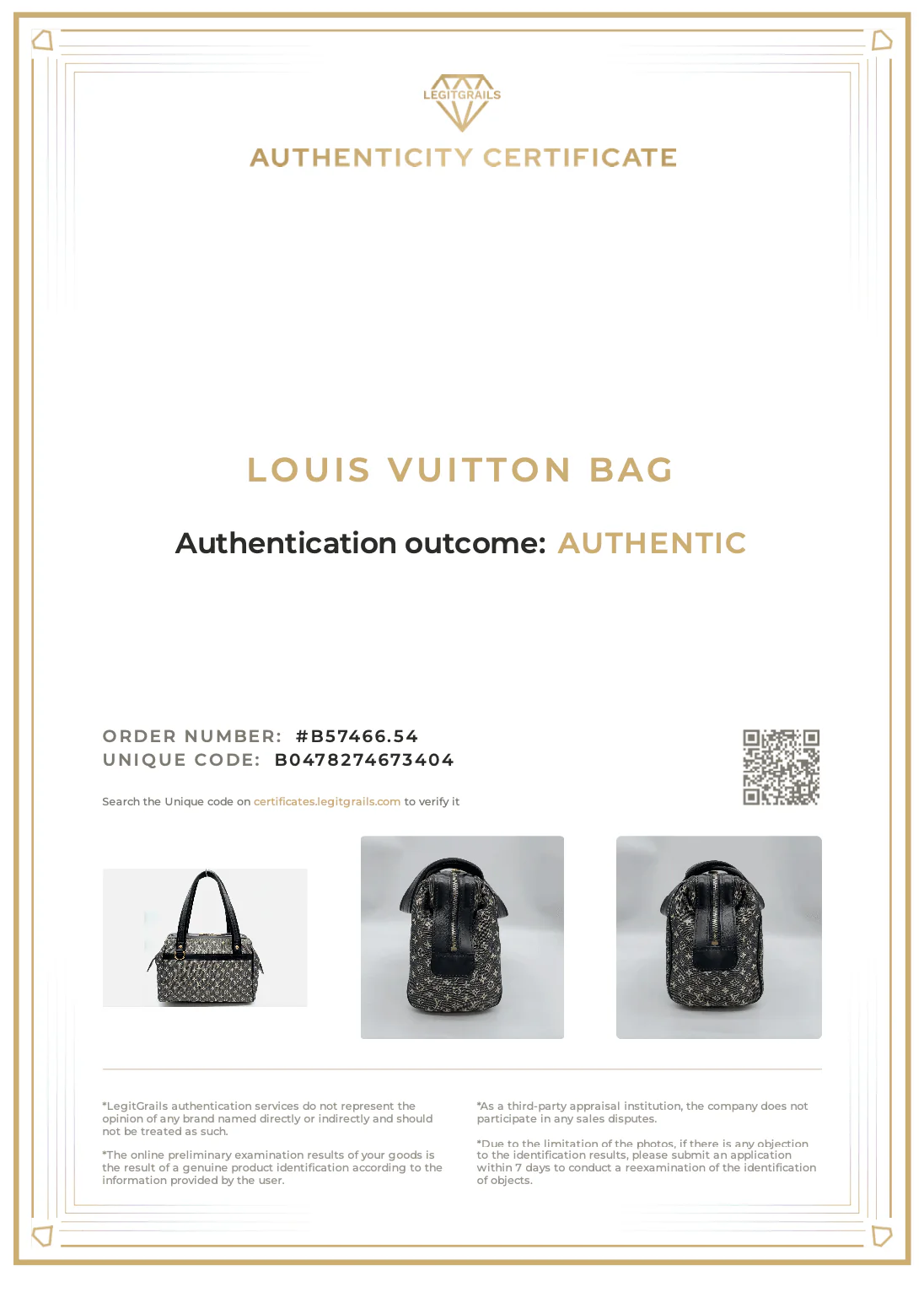 Louis Vuitton Monogram Mini Josephine PM Noir M92049 Handbag NS080474 - Image 20
