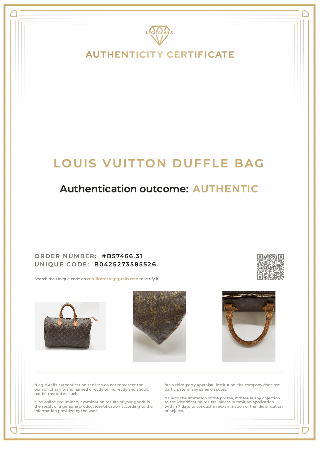 Louis Vuitton Monogram Speedy 35 M41524 Handbag BA080013 - Image 23