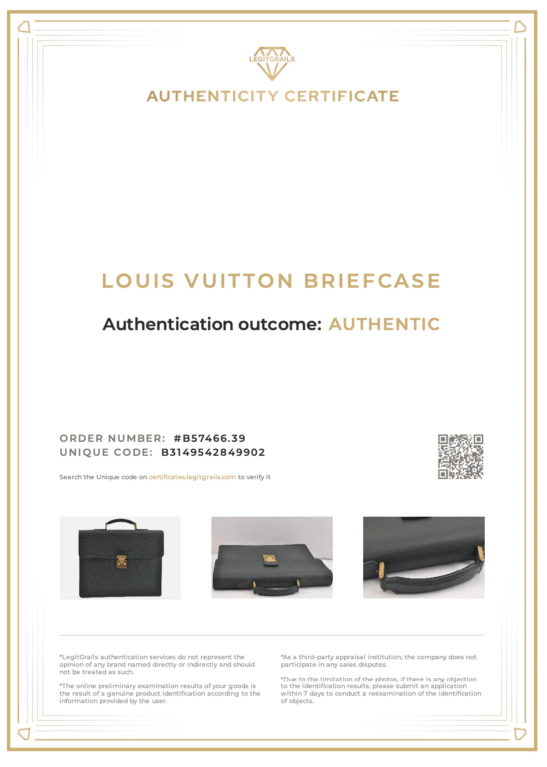 Louis Vuitton Taiga Serviette Kourad Briefcase Green M30074 LV 8936K - Image 19