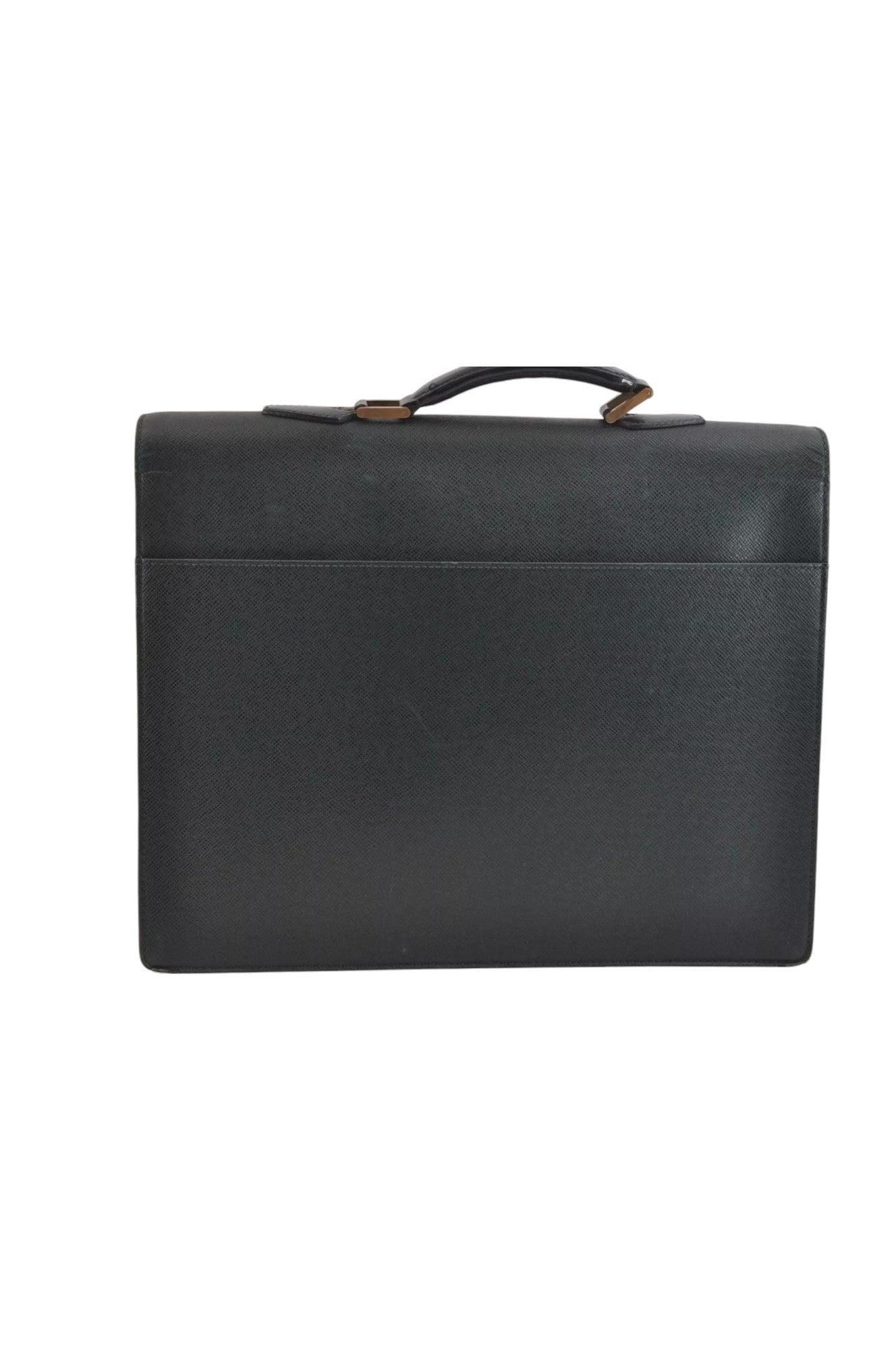 Louis Vuitton Taiga Serviette Kourad Briefcase Green M30074 LV 8936K - Image 4