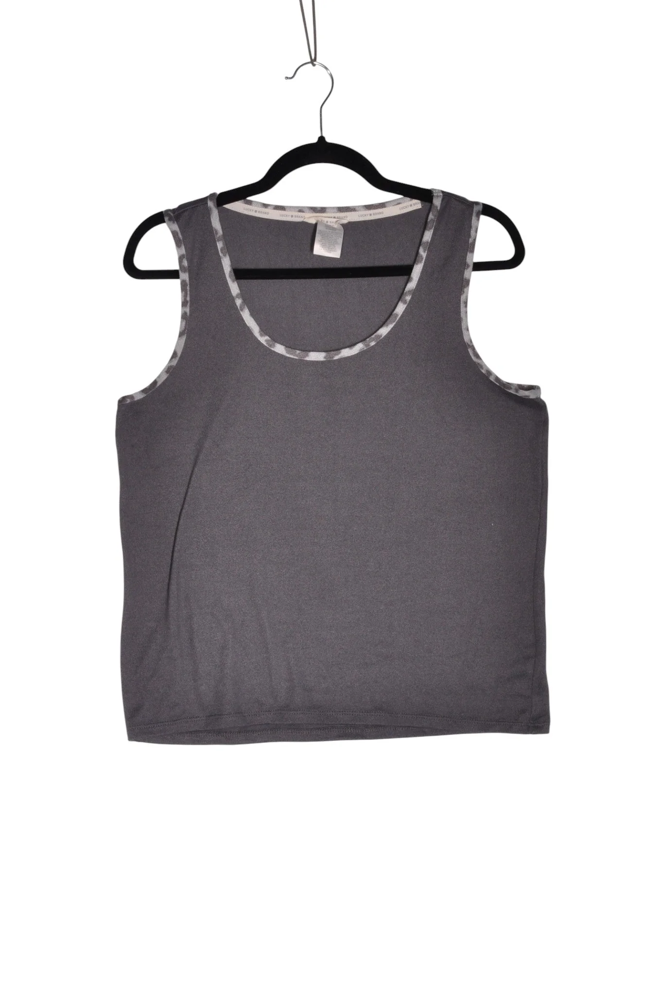 LUCKY BRAND Women Tank Tops Regular fit in Gray - M