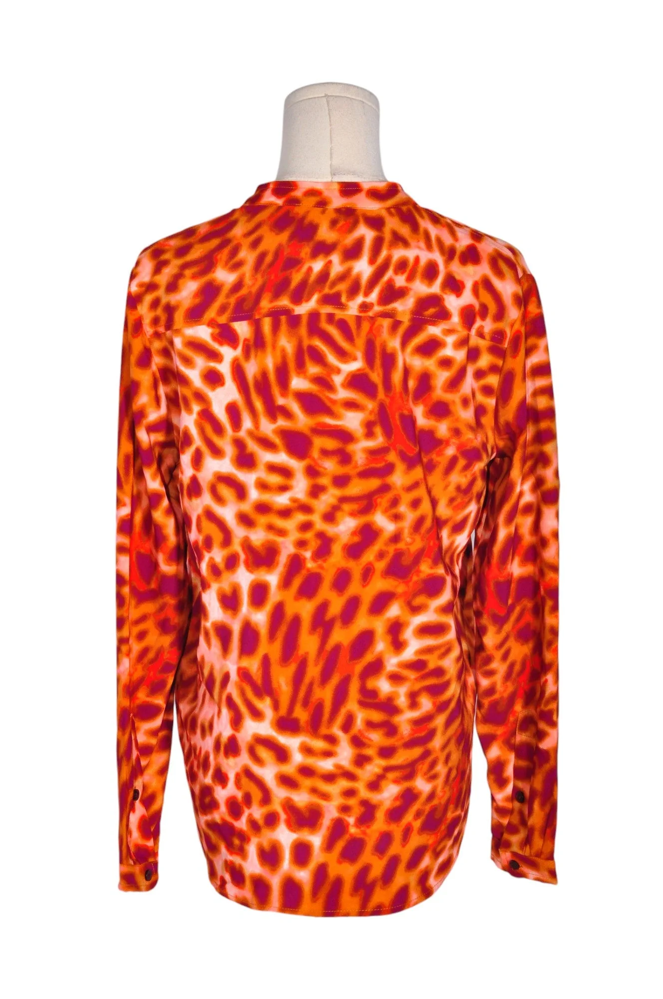 MAISON D'AMÉLIE Women Button Down Tops Regular fit in Orange - XS - Image 2