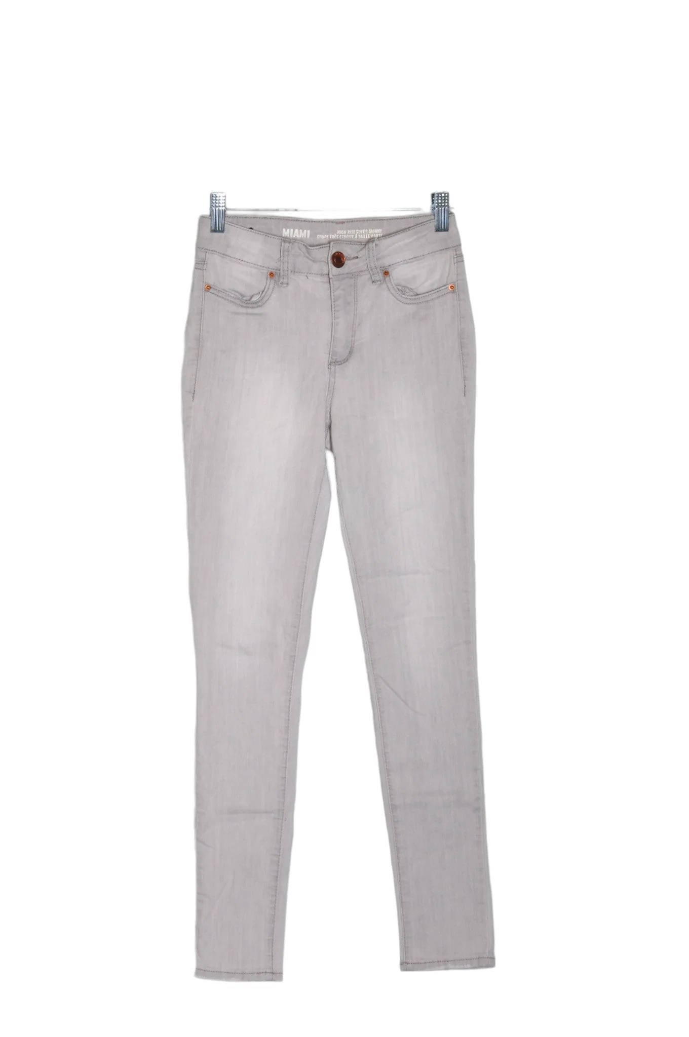 MIAMI Women Skinny Jeans Regular fit in Gray - 0