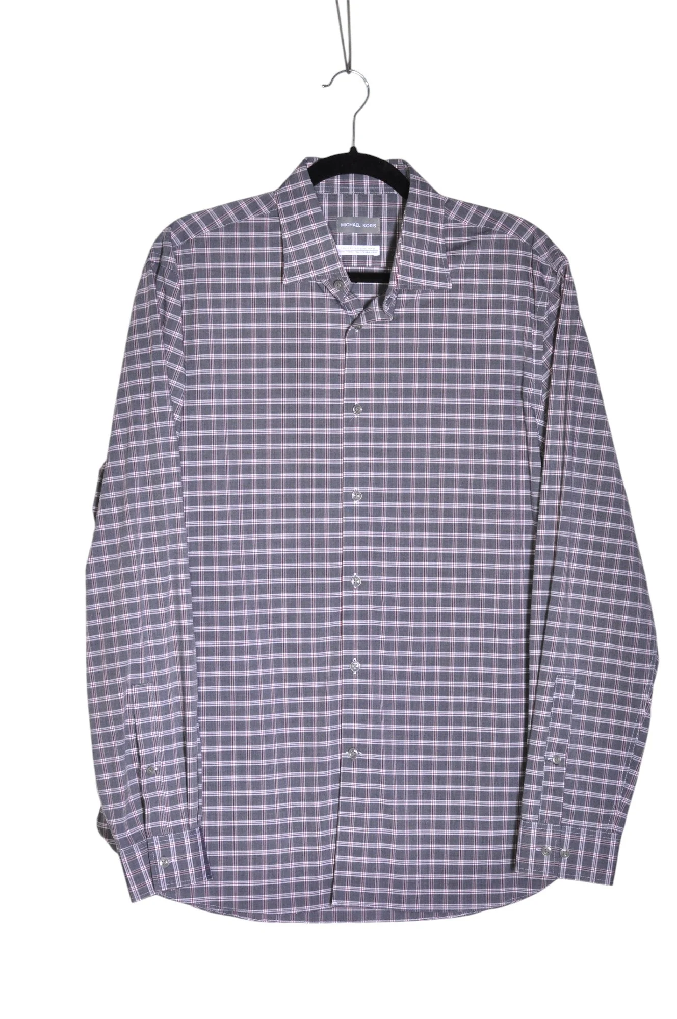 MICHAEL KORS Men Button Down Tops Regular fit in Gray - L