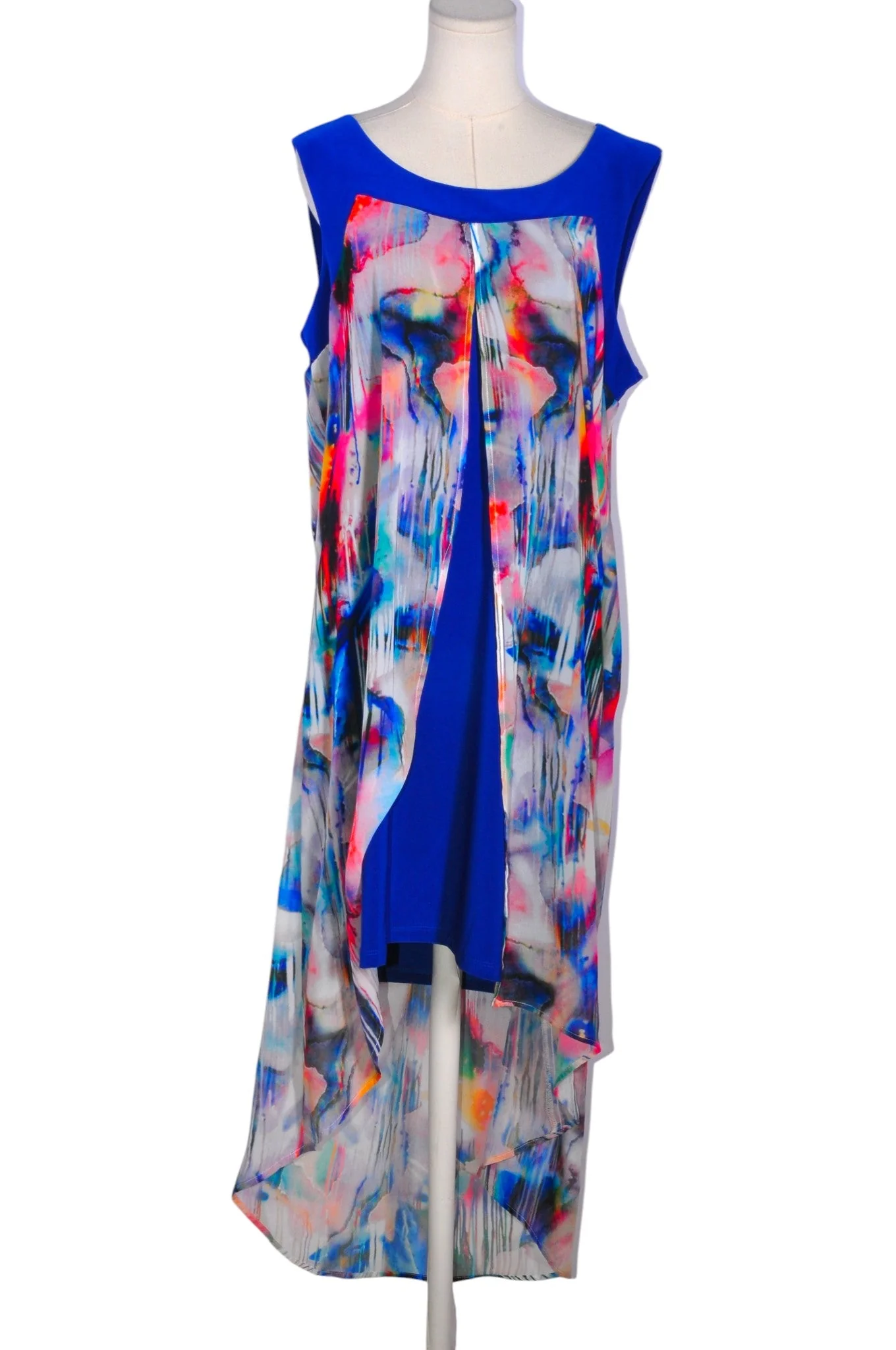 MICHAEL TYLER Women High Low Dresses Regular fit in Blue - XL