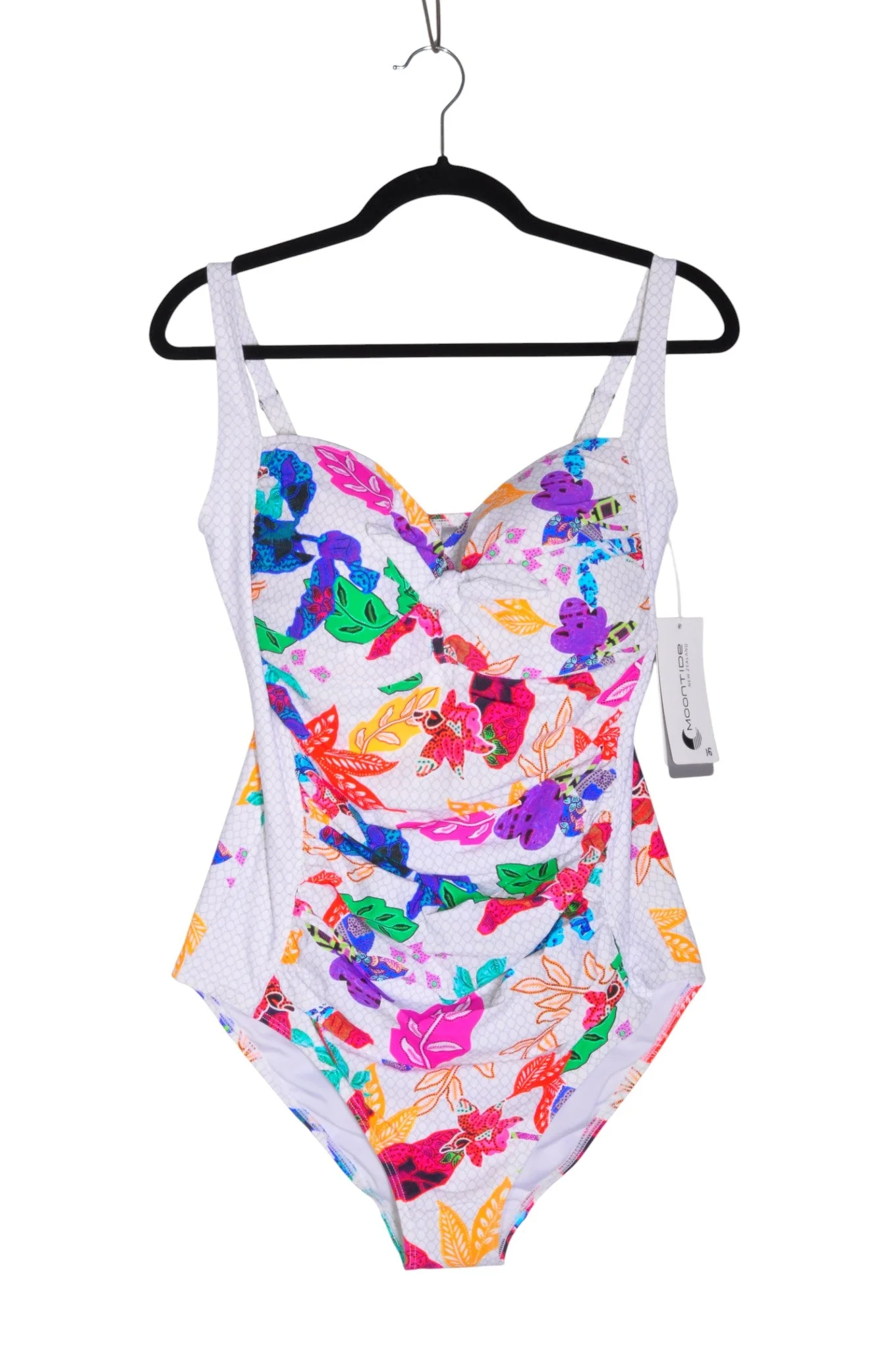 MOONTIDE Women One Piece Swimsuits Regular fit in White - 14, 16