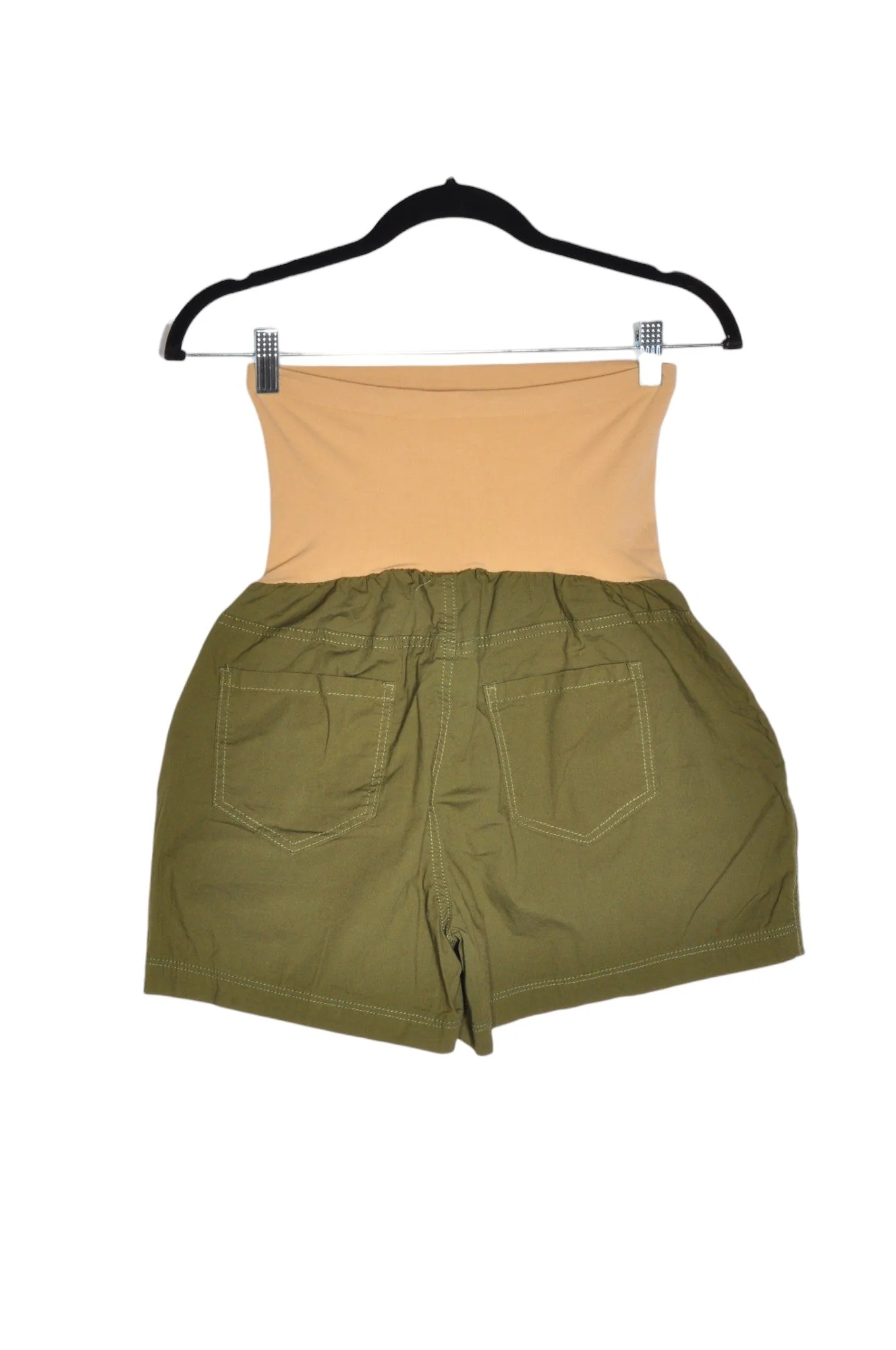 MOTHERHOOD Women Classic Shorts Regular fit in Green - L - Image 2