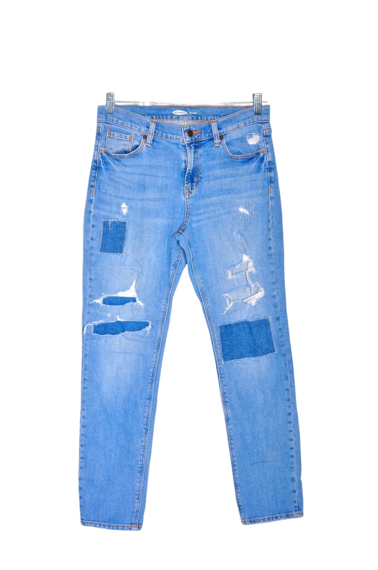 OLD NAVY Women Straight-Legged Jeans Regular fit in Blue - 4
