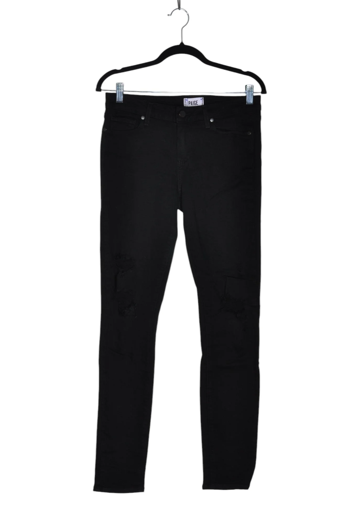 PAIGE Women Straight-Legged Jeans Regular fit in Black - 29